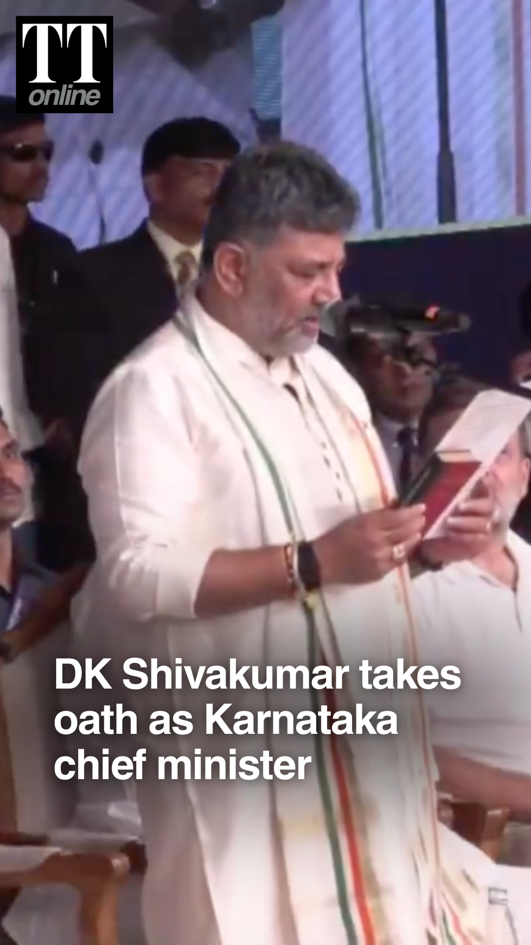 DK Shivakumar Takes Oath as Karnataka Chief Minister