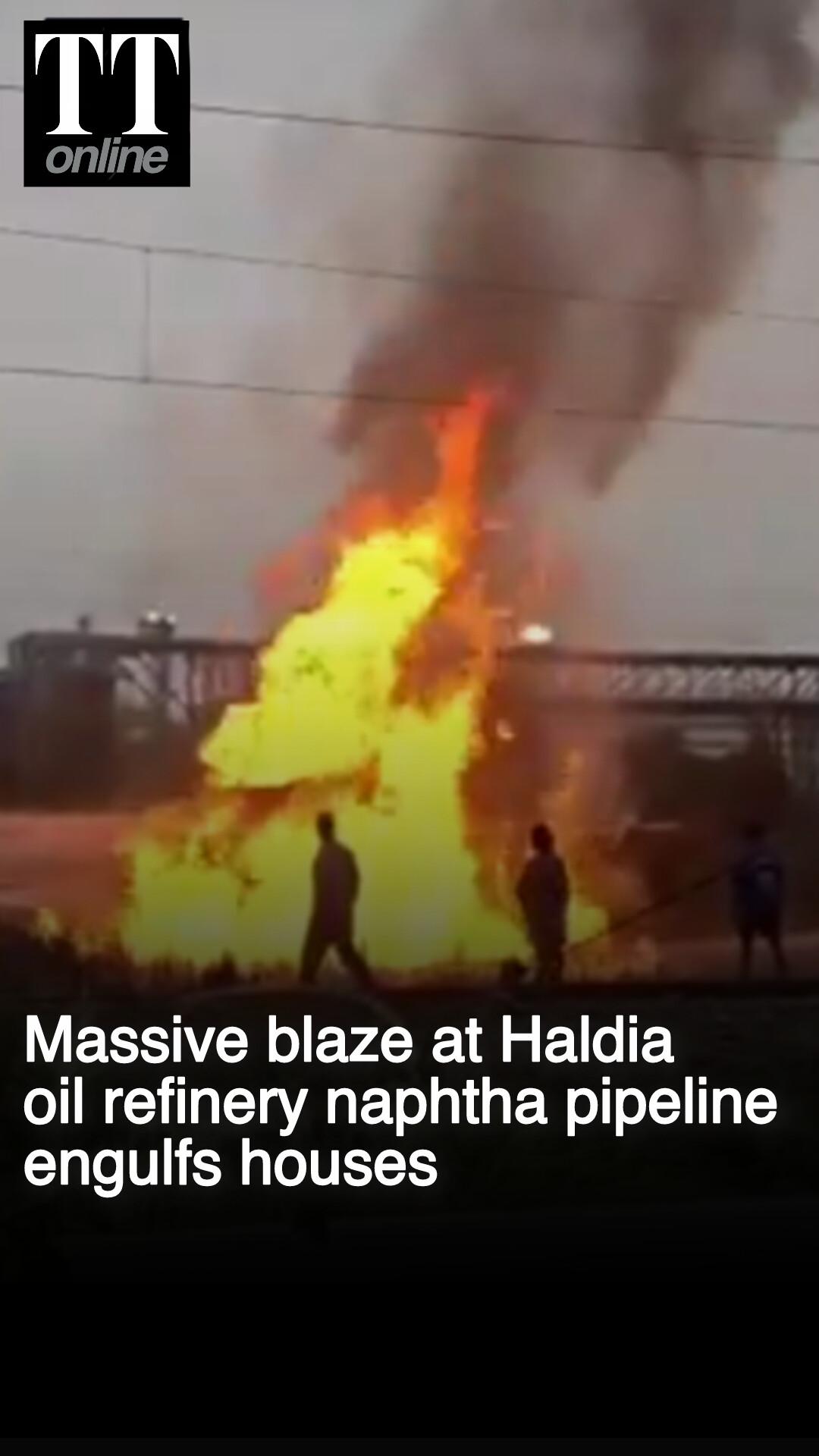 Fire at Bengal's Haldia Petrochemicals Plant Injures Over 20, Engulfs Houses