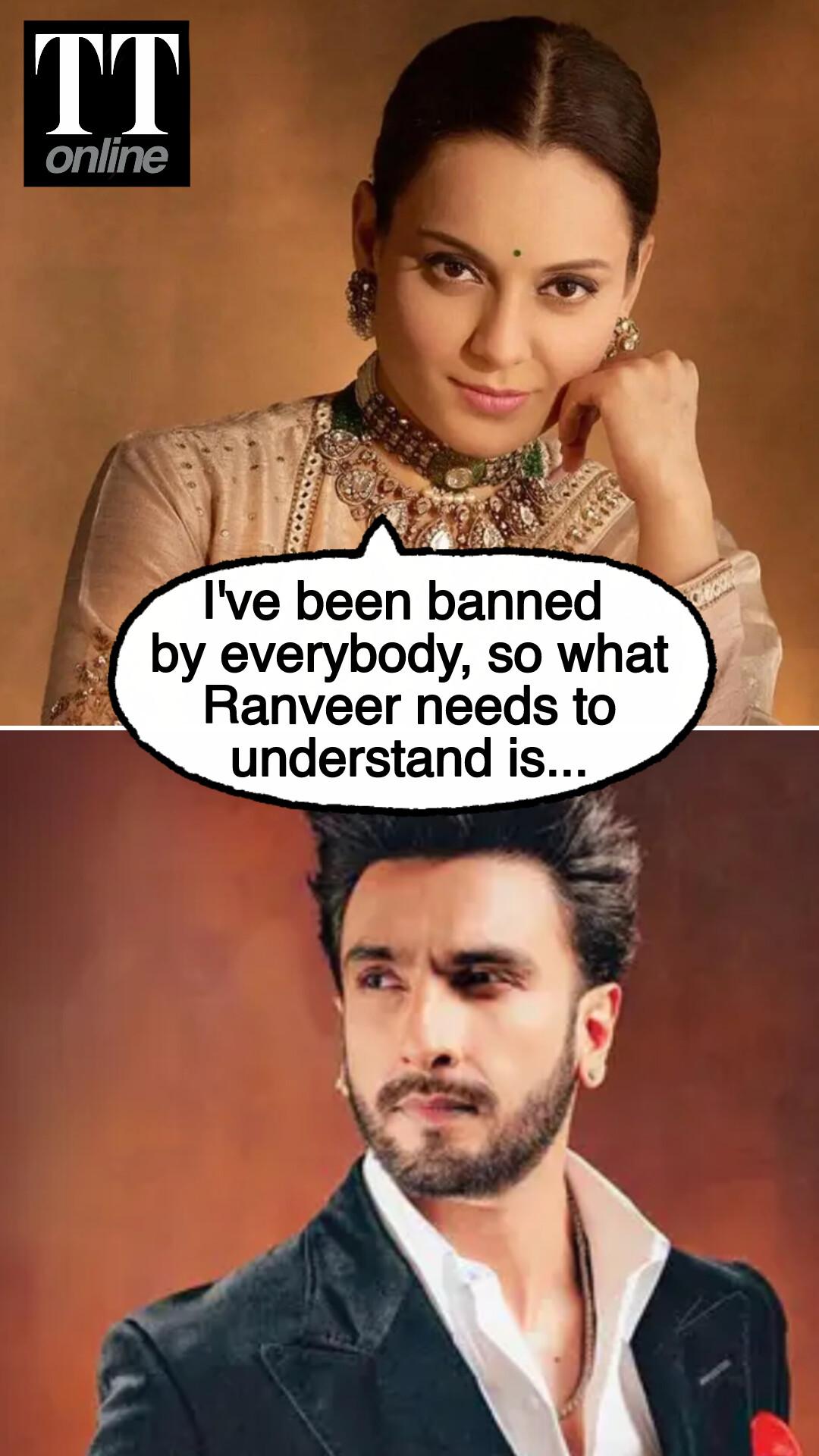 ‘Impossible to Grow Without Enemies’: Kangana Ranaut Backs Ranveer Singh Amid ‘Ban’