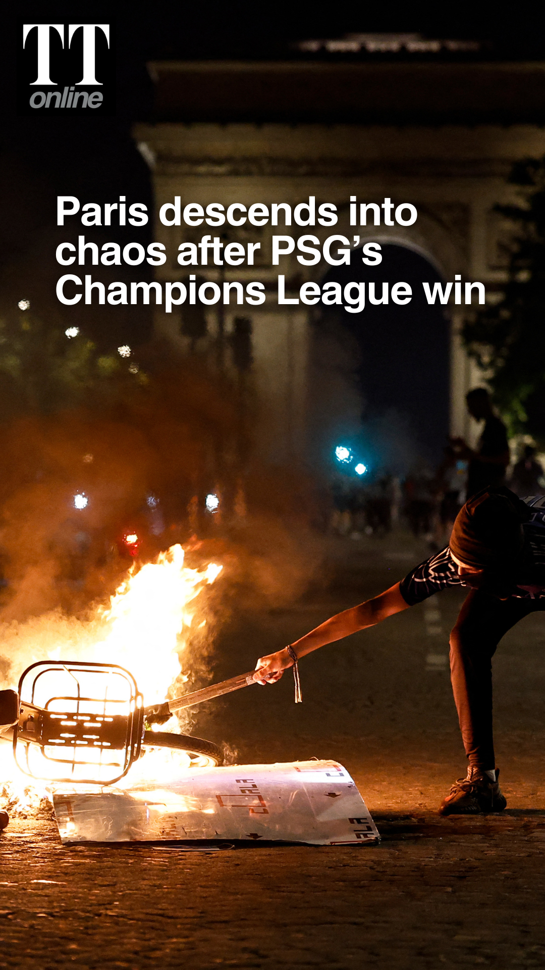 PSG's Champions League Triumph Marred by Violence Across France