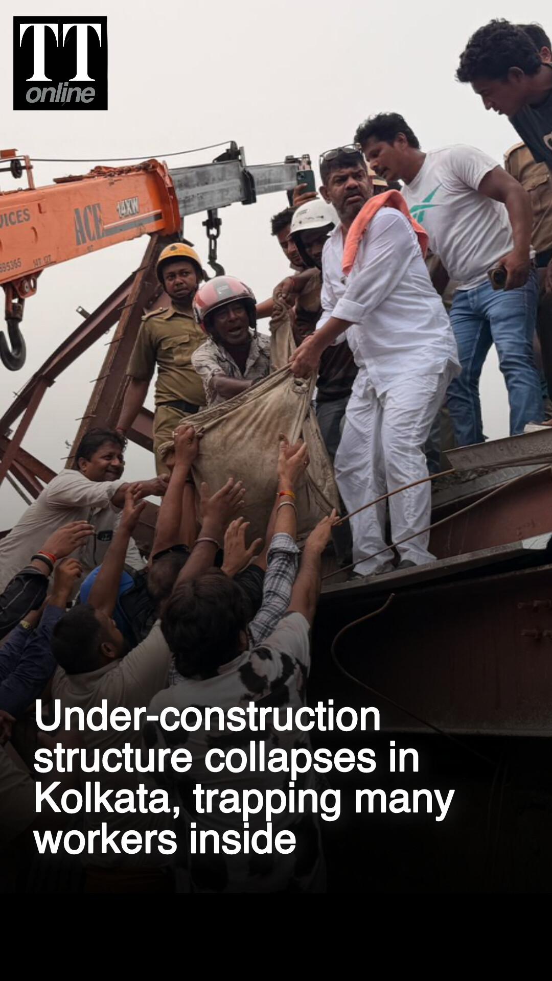 Under-construction Building Collapses in Kolkata, Several Trapped, Casualties Feared