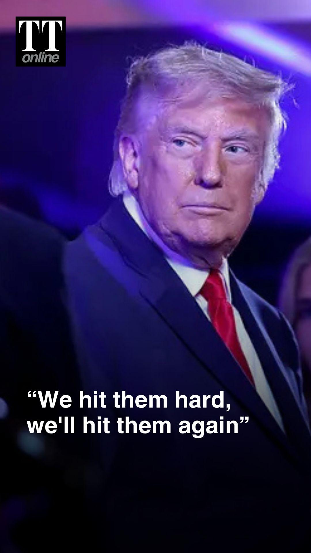 Donald Trump Warns of More Strikes on Iran, Says Tehran Is Stalling Deal Talks