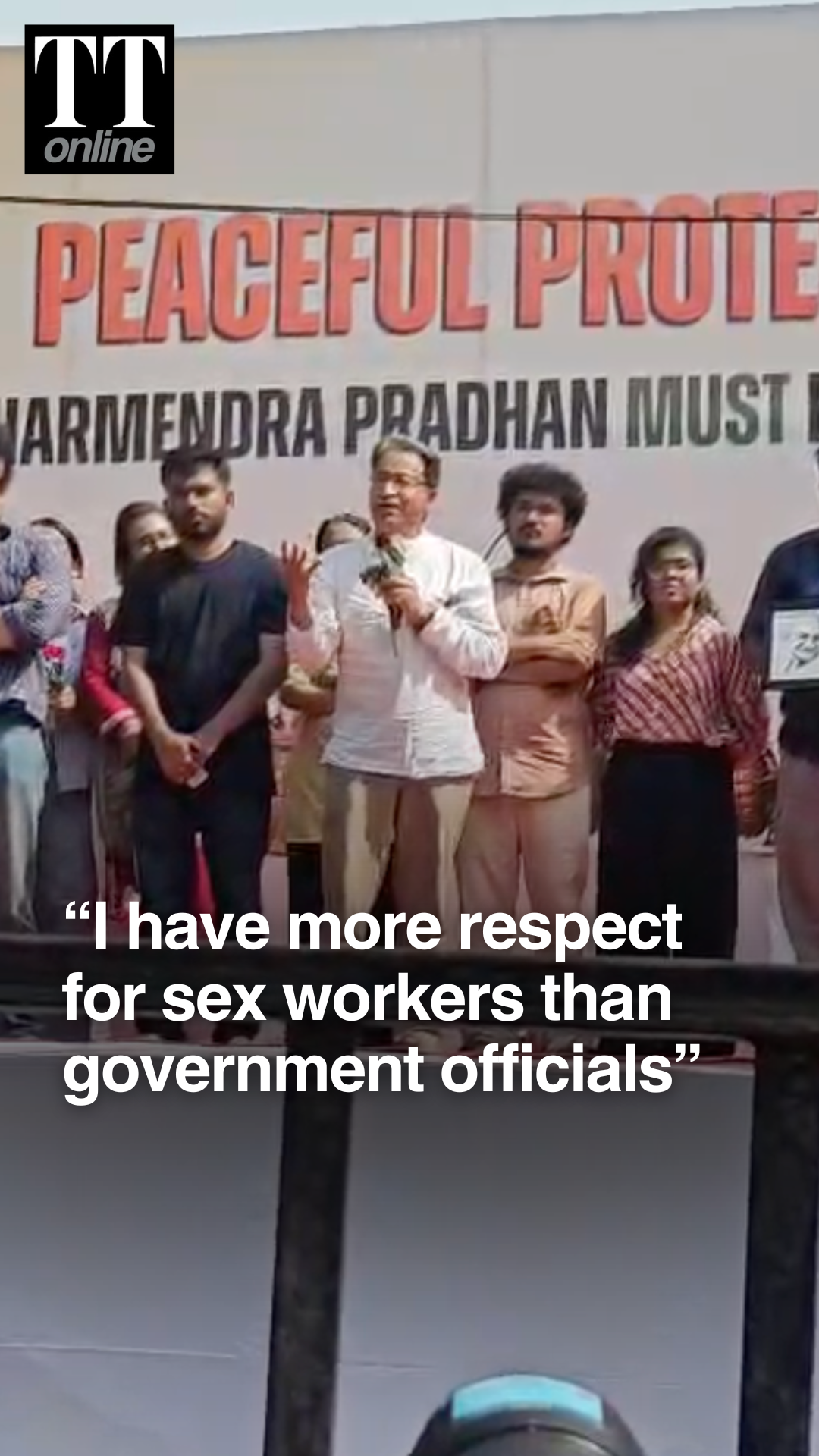 "Respect Sex Workers More Than Government Officials": Sonam Wangchuk at CJP Protest