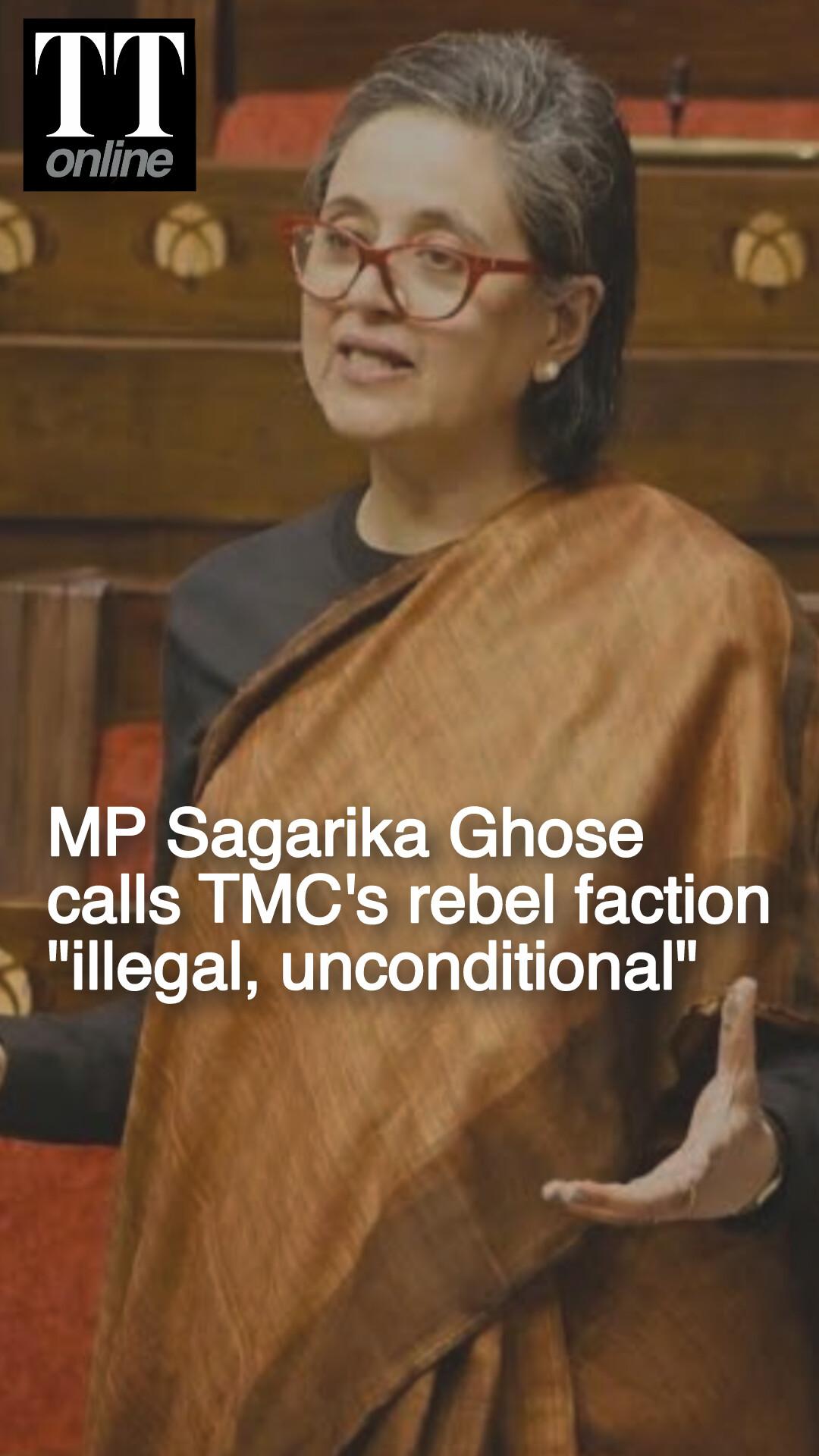 Sagarika Ghose Says "TMC Single, Indivisible Party", Calls Rebel Faction Illegal