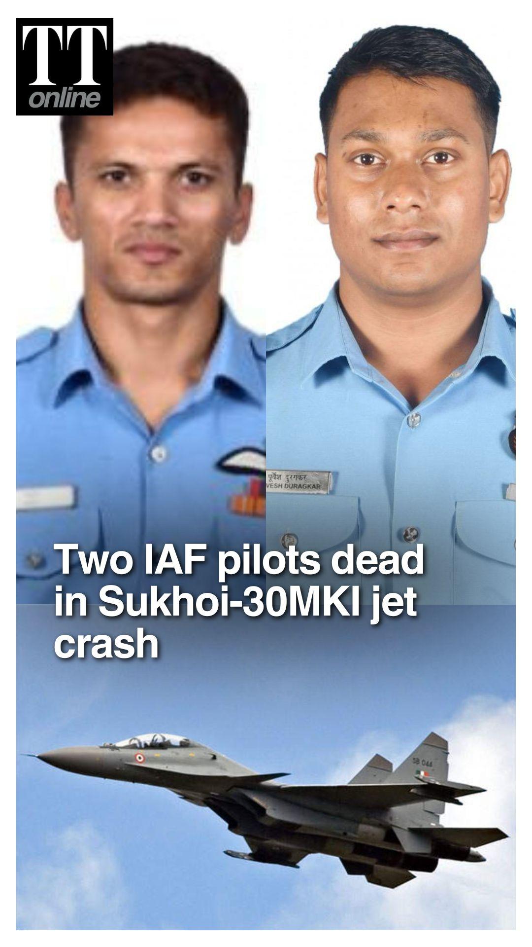 Two IAF Pilots Killed in Su-30MKI Fighter Jet Crash in Assam