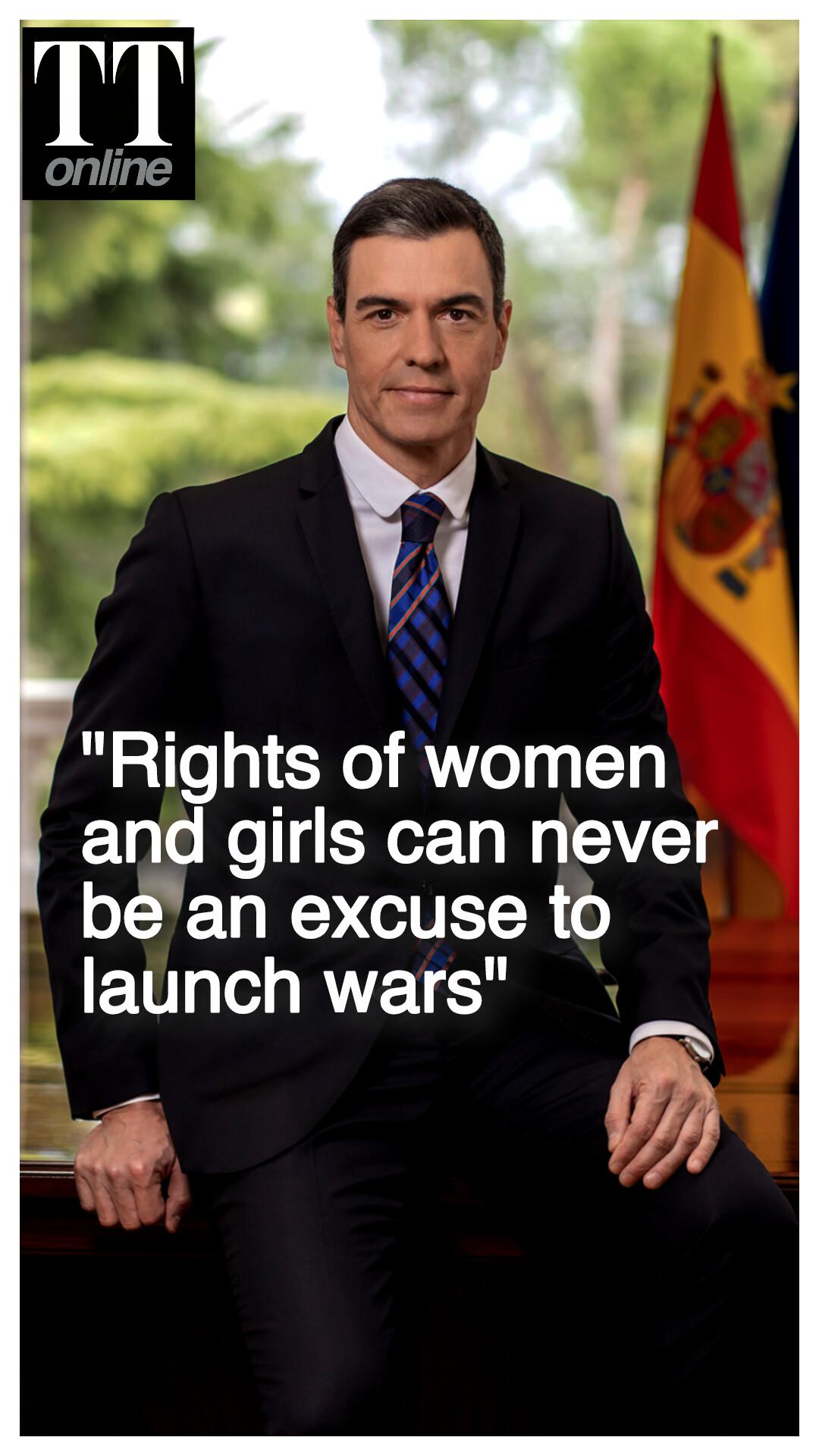 "If We Truly Believe in Freedom of Iranian Women..." — Spain PM Defends No to War Stand