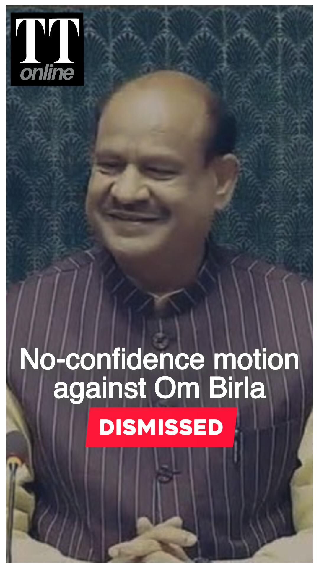 Why Lok Sabha Dismissed No-Confidence Motion Against Speaker Om Birla