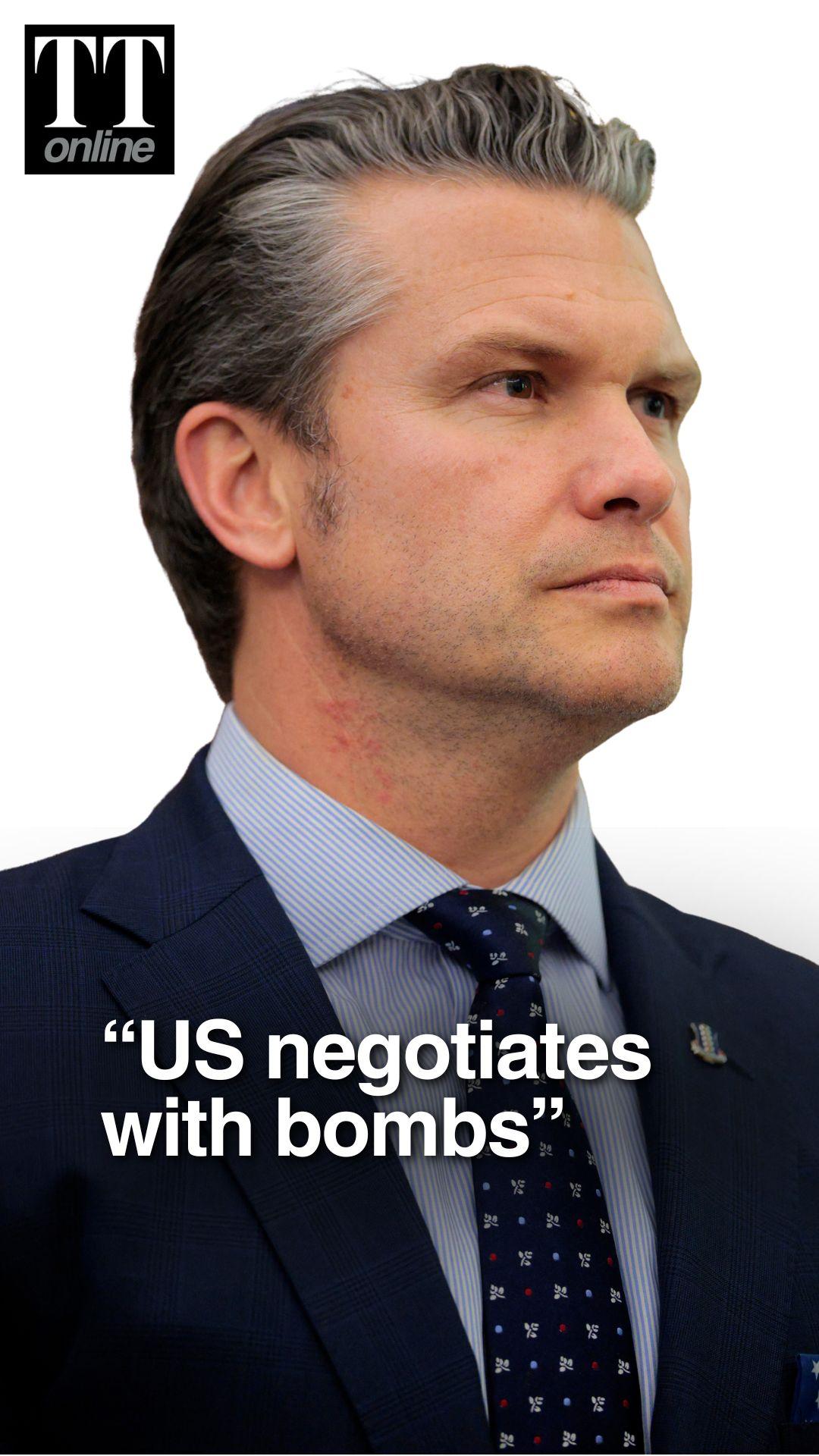 “We Negotiate With Bombs”: Pete Hegseth Says Amid US-Iran Talks Reports