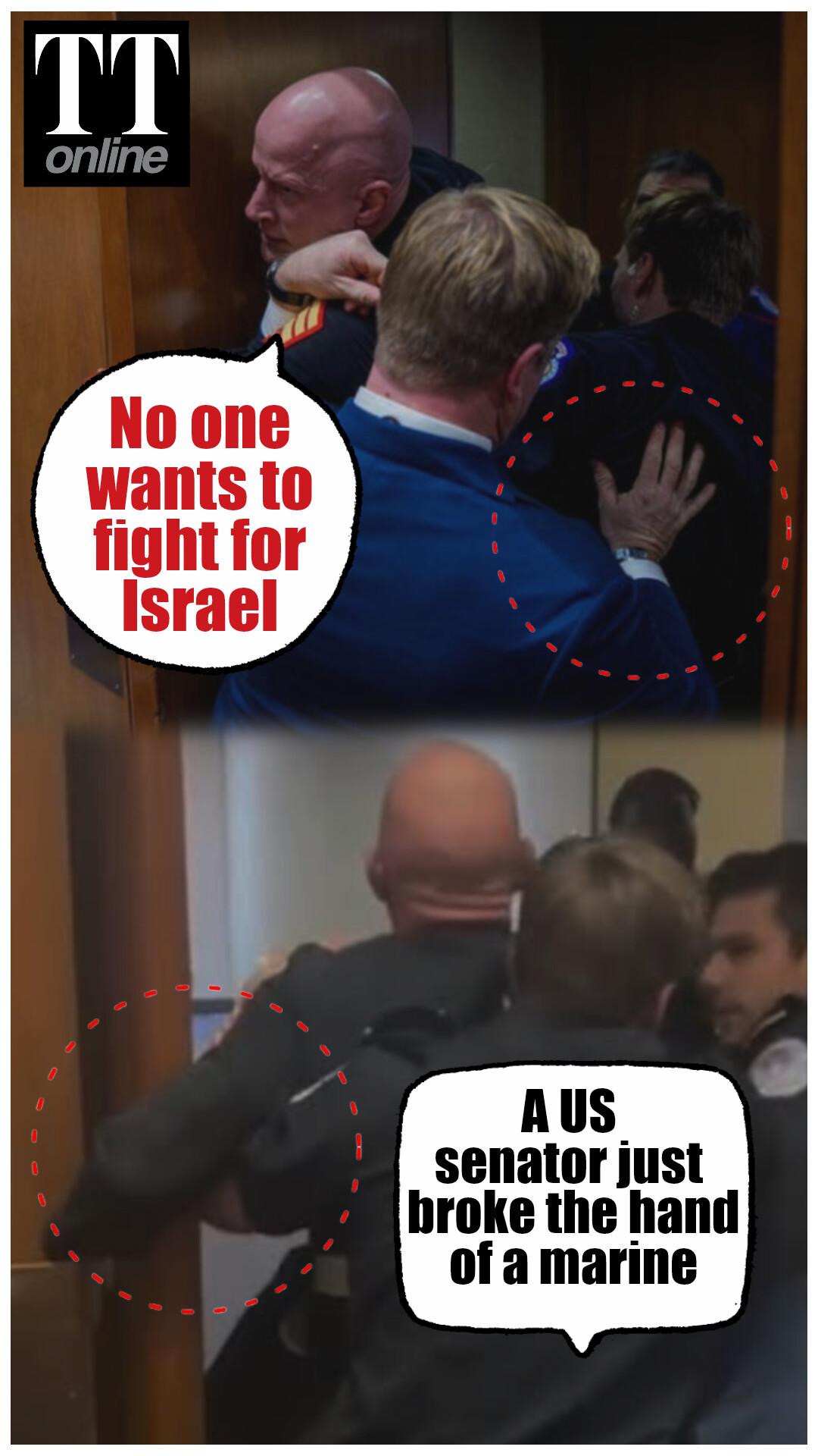 ‘No One Wants To Fight For Israel’ — Marine Veteran Dragged Away From Capitol Hearing