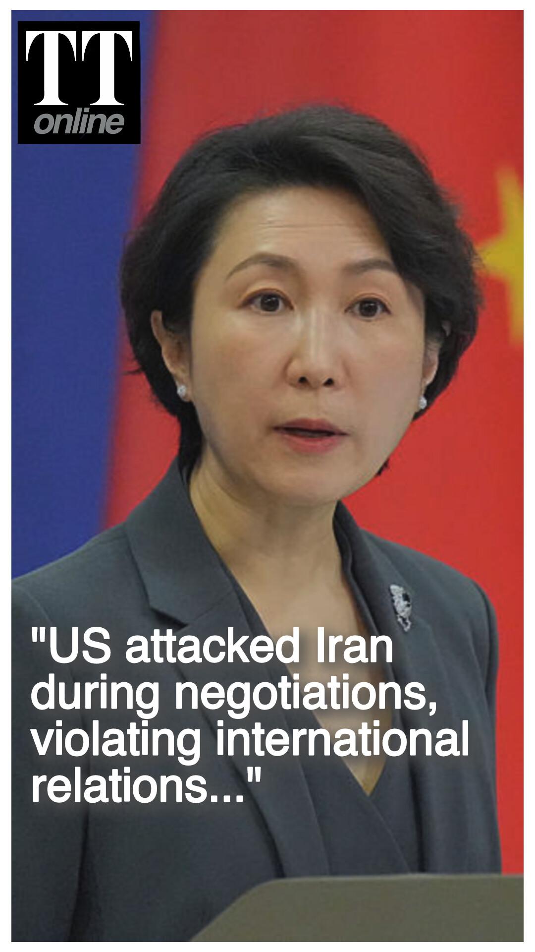 China Calls For Peaceful Settlement of US-Iran Conflict Through Dialogue and Negotiation
