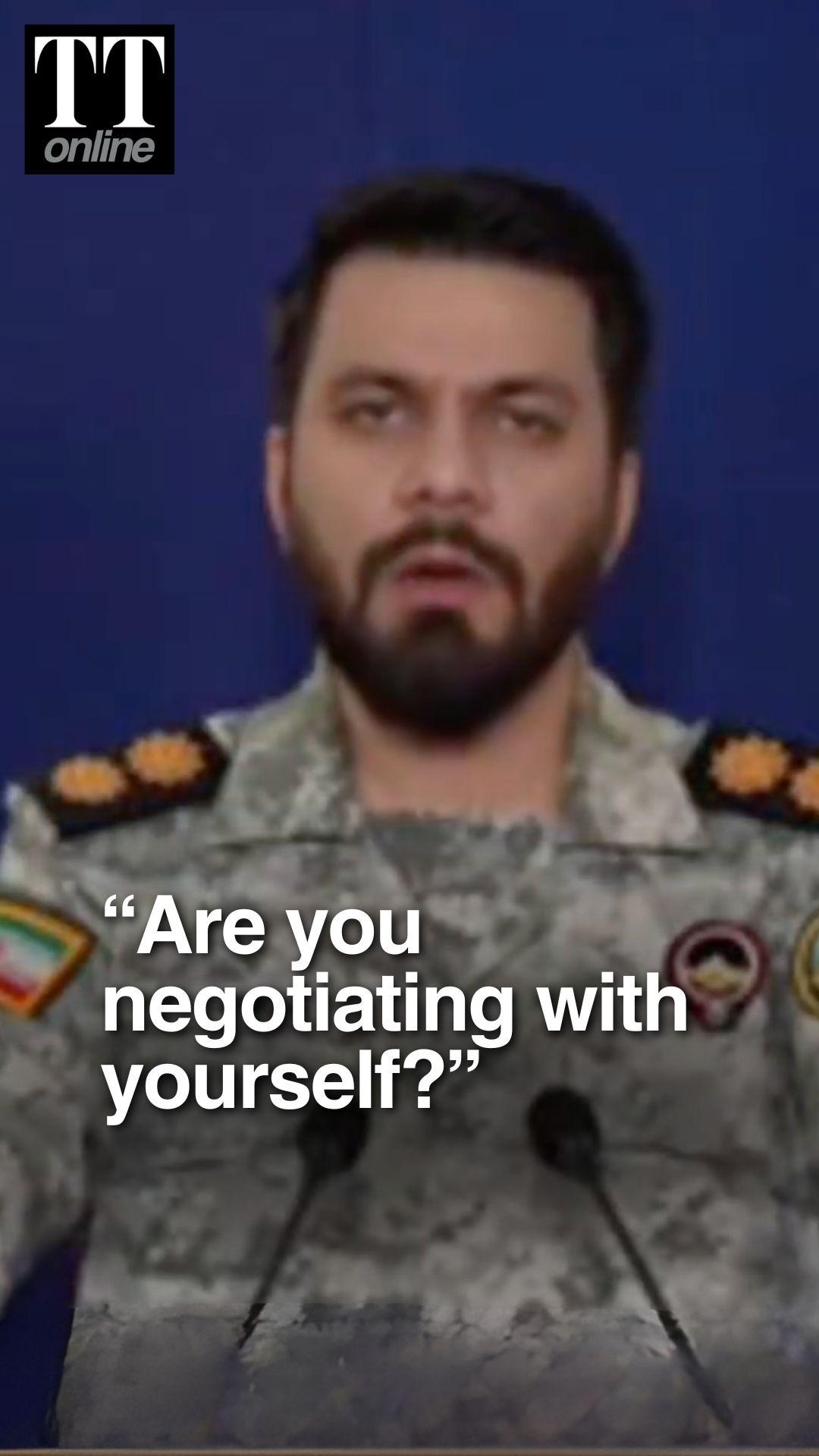 “Don't Call Your Defeat A Deal”: Iran Military Spokesperson Tells Trump