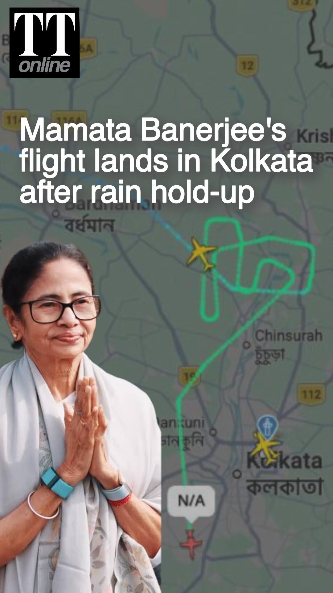 Bengal CM Mamata Banerjee’s Plane Landed After Circling Kolkata for Over an Hour