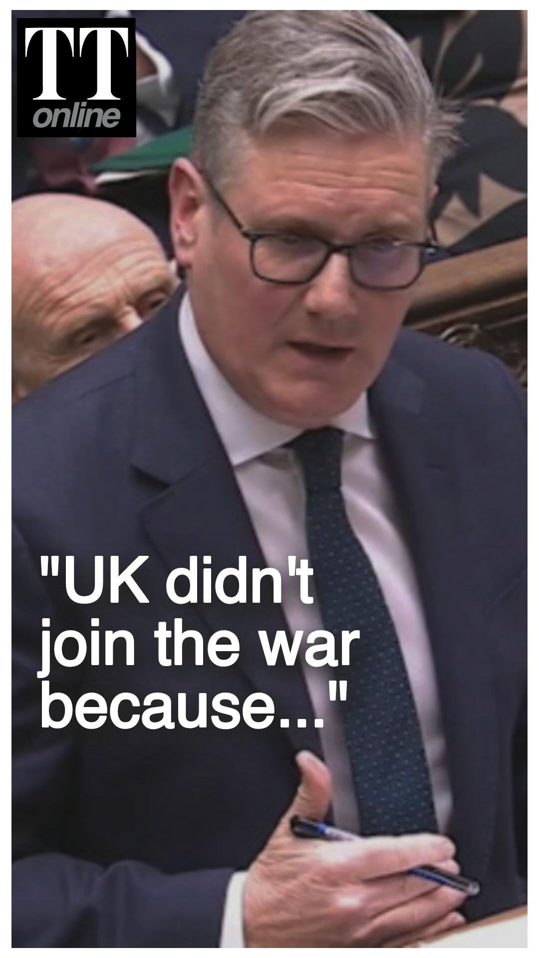 UK PM Keir Starmer Defends his Decision to Not Join the US Iran Conflict