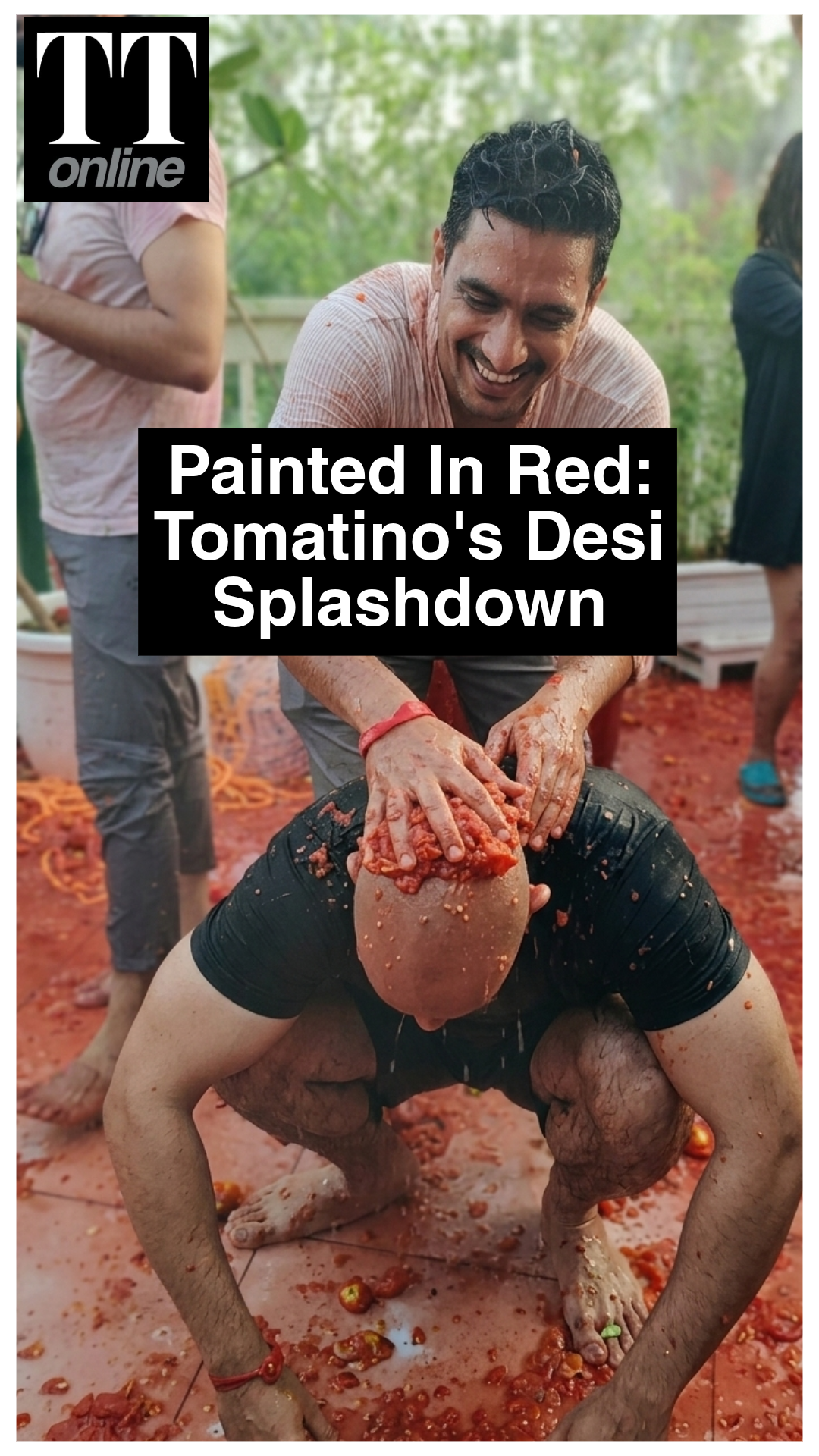 This is the Iconic La Tomatina Festival, Just Not in Spain