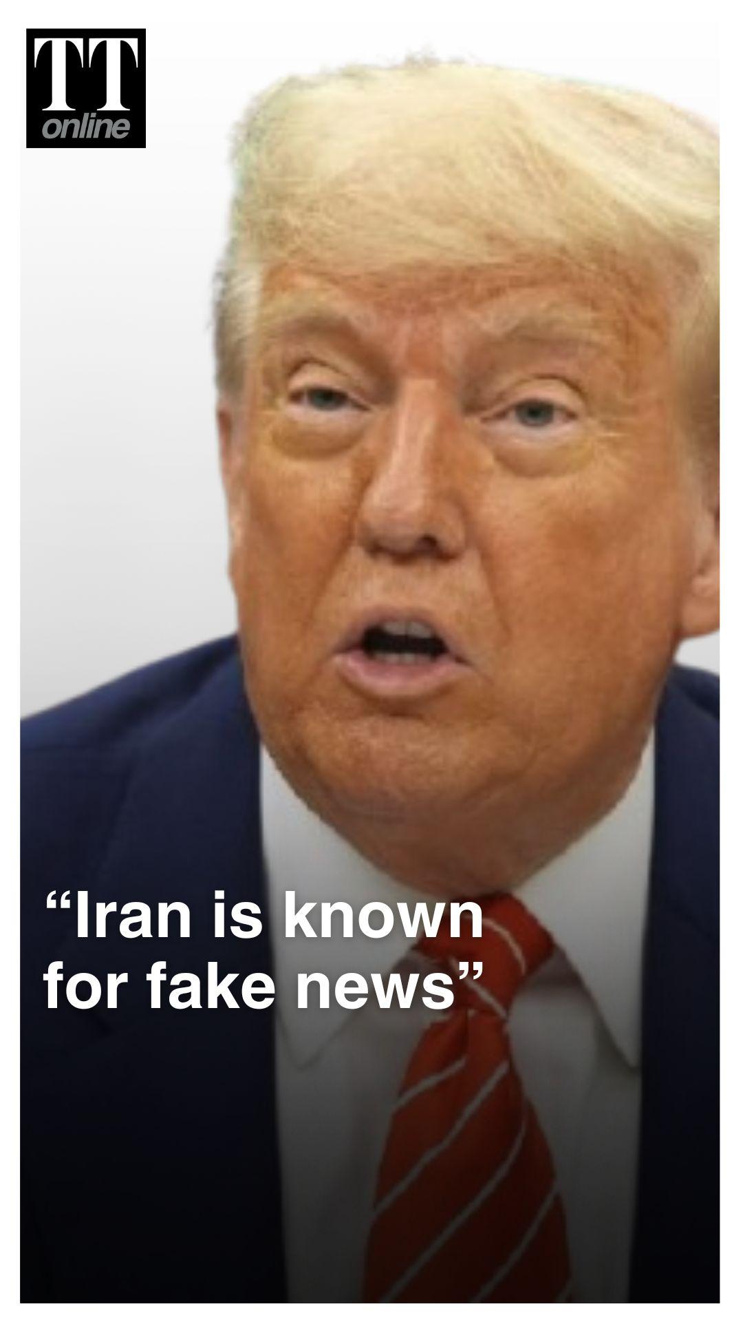 “Iran Used AI To Show Our Aircraft Carrier Burning”: US President Donald Trump