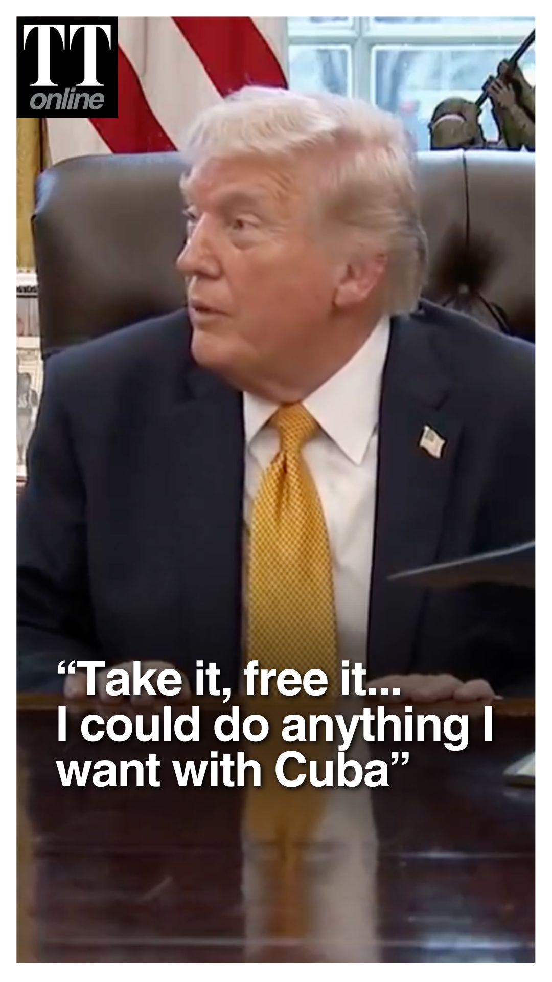 Trump Wants To Take “Honour of Taking Cuba”, Says It’s a Weakened Nation