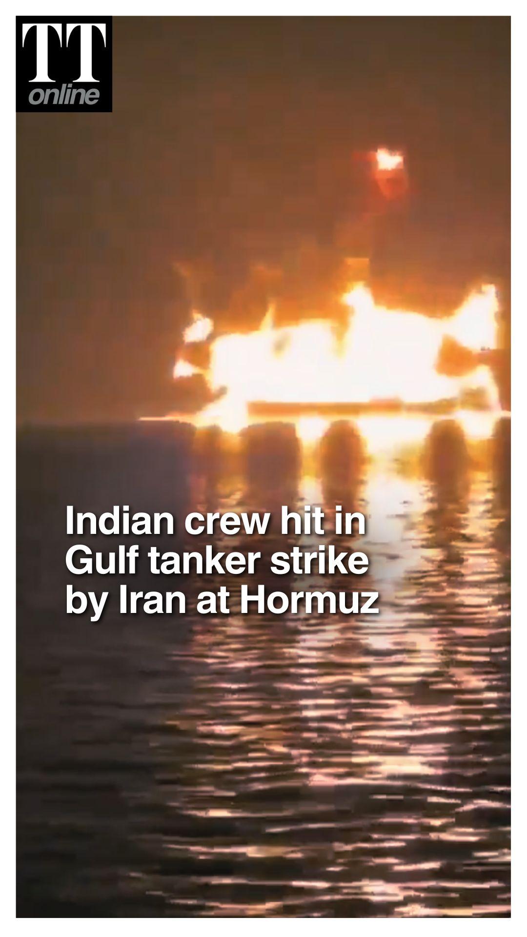 Strait of Hormuz Tensions Rise — Indian Crew Member Killed as Iran Attacks Oil Tankers #iranuswar