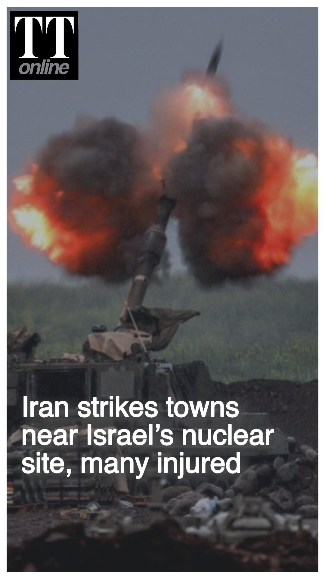 Watch | Moment Iranian Missile hit Dimon, Home to Israel's Negev Nuclear Site