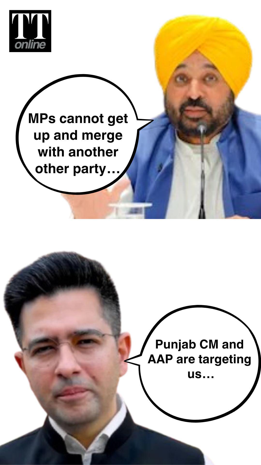 “Vendetta Politics”: Raghav Chadha on Punjab CM Mann's 'MPs Can't Switch Sides'