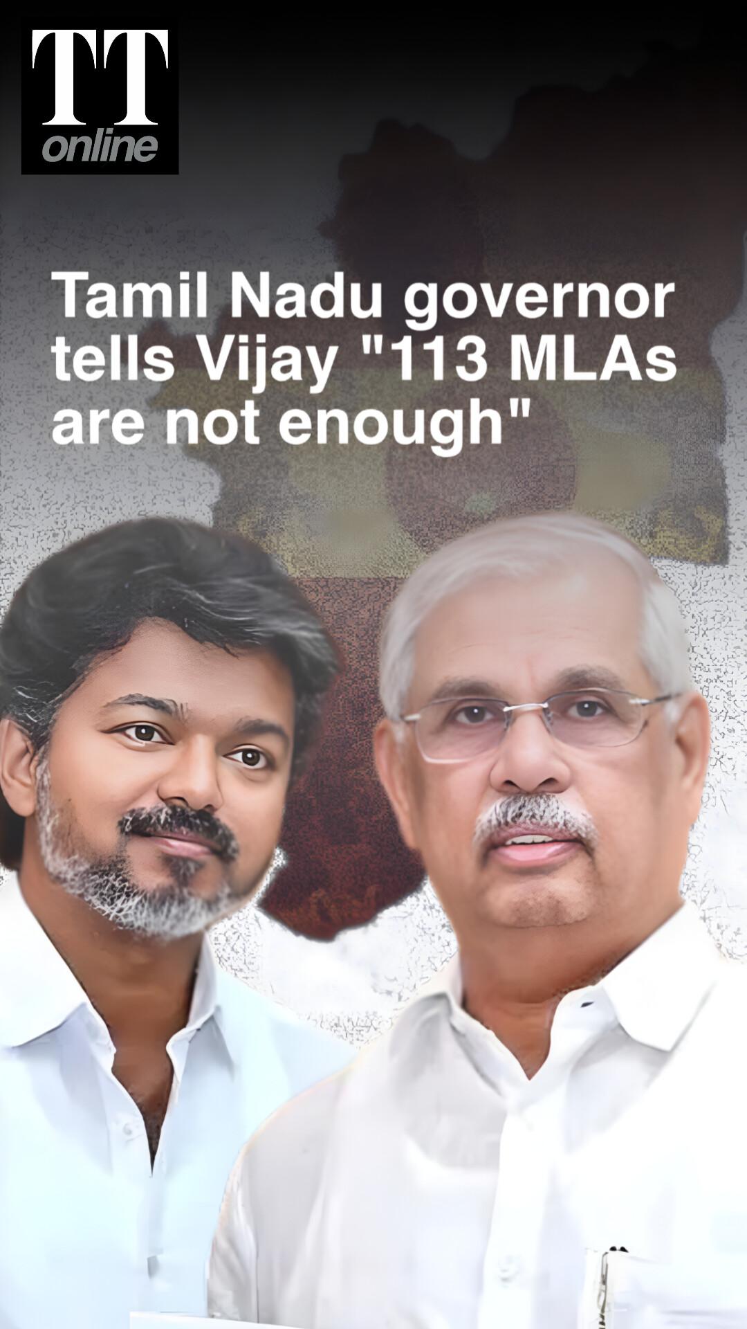 Vijay's Tamil Nadu Government Bid Hits Roadblock Over Governor’s Unusual Demand