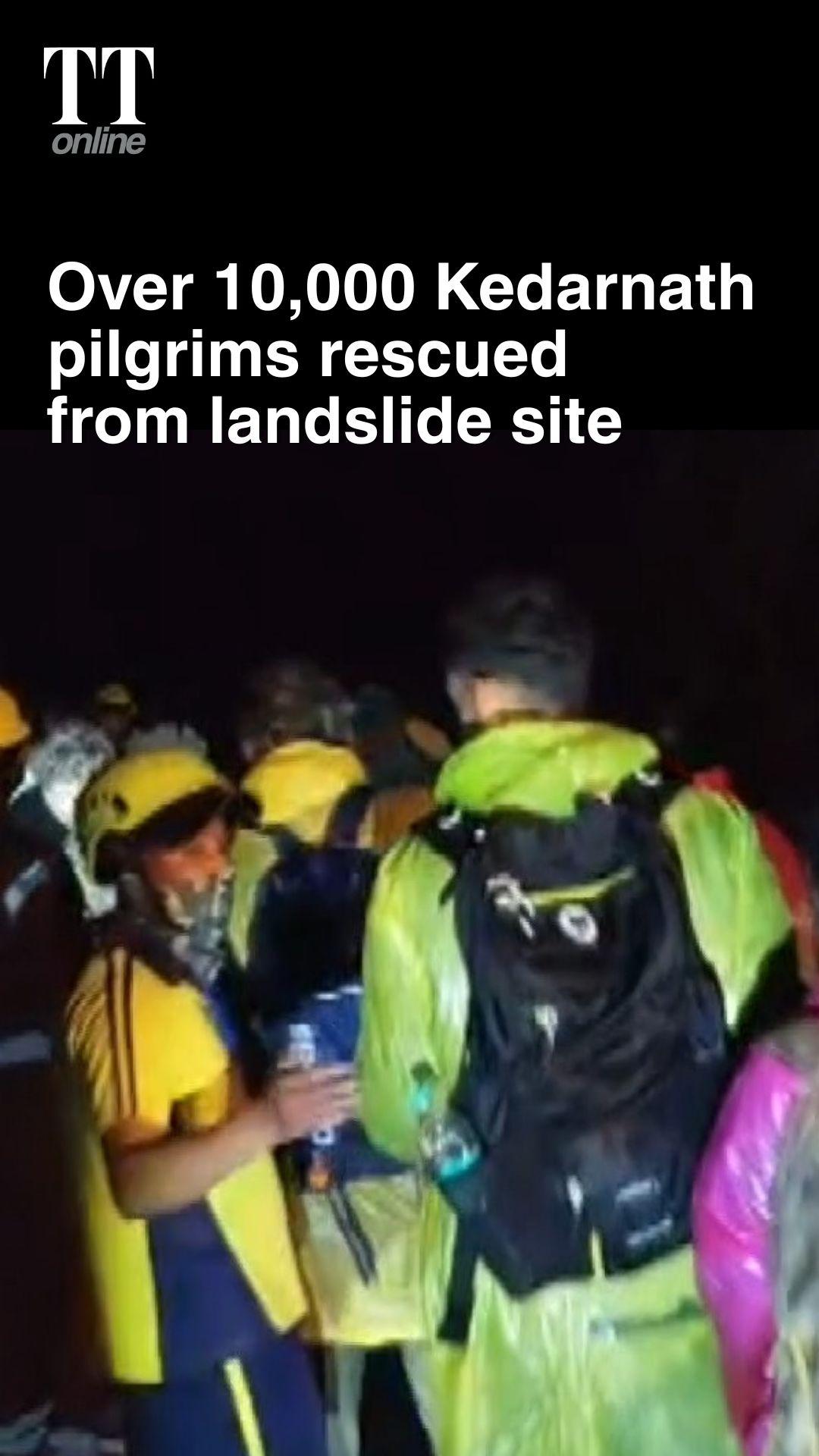 Over 10,000 Kedarnath Pilgrims Rescued After Massive Landslide Hits Uttarakhand