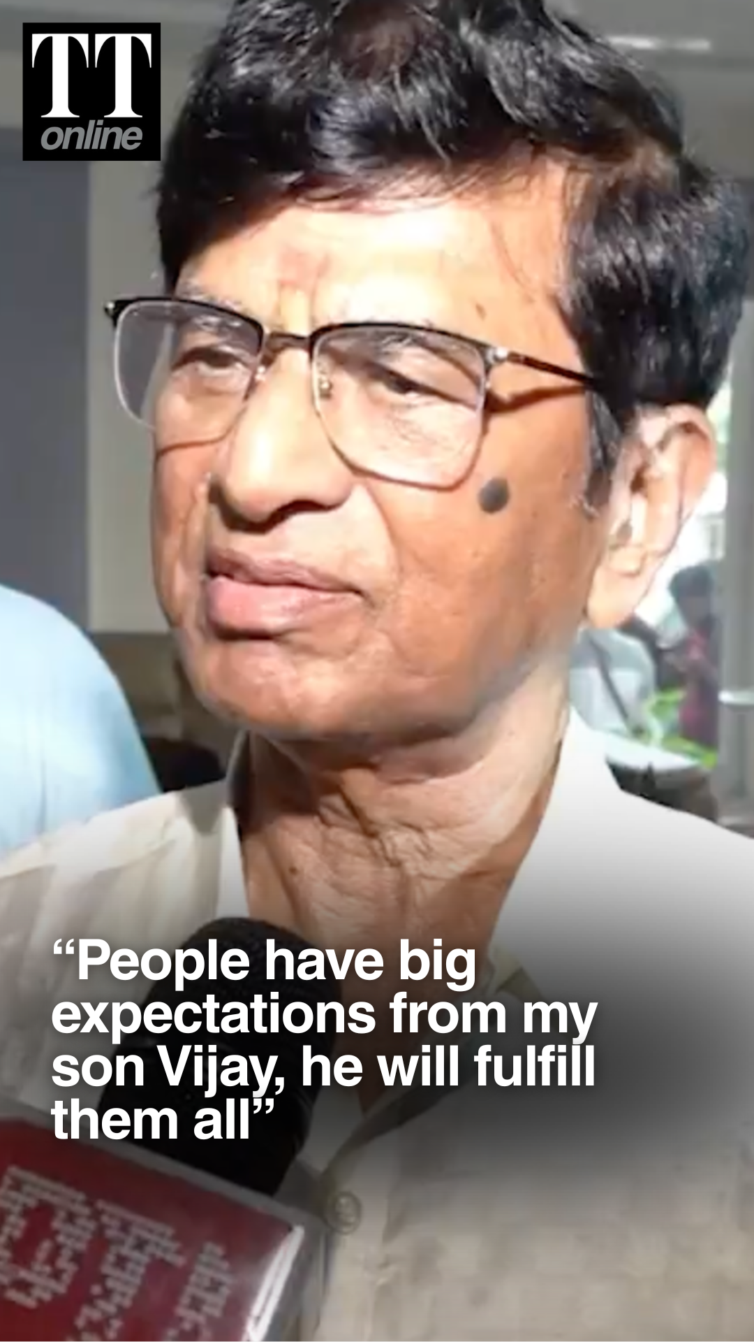 Elections 2026: Vijay’s Father SA Chandrashekhar Confident of Big Expectations Being Met