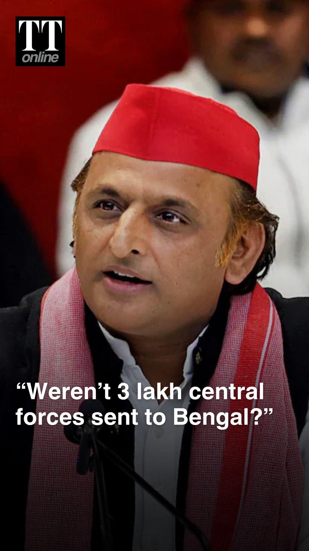“3 Lakh Central Forces Were Sent to West Bengal”: Akhilesh Yadav on Chandranath Rath’s Death