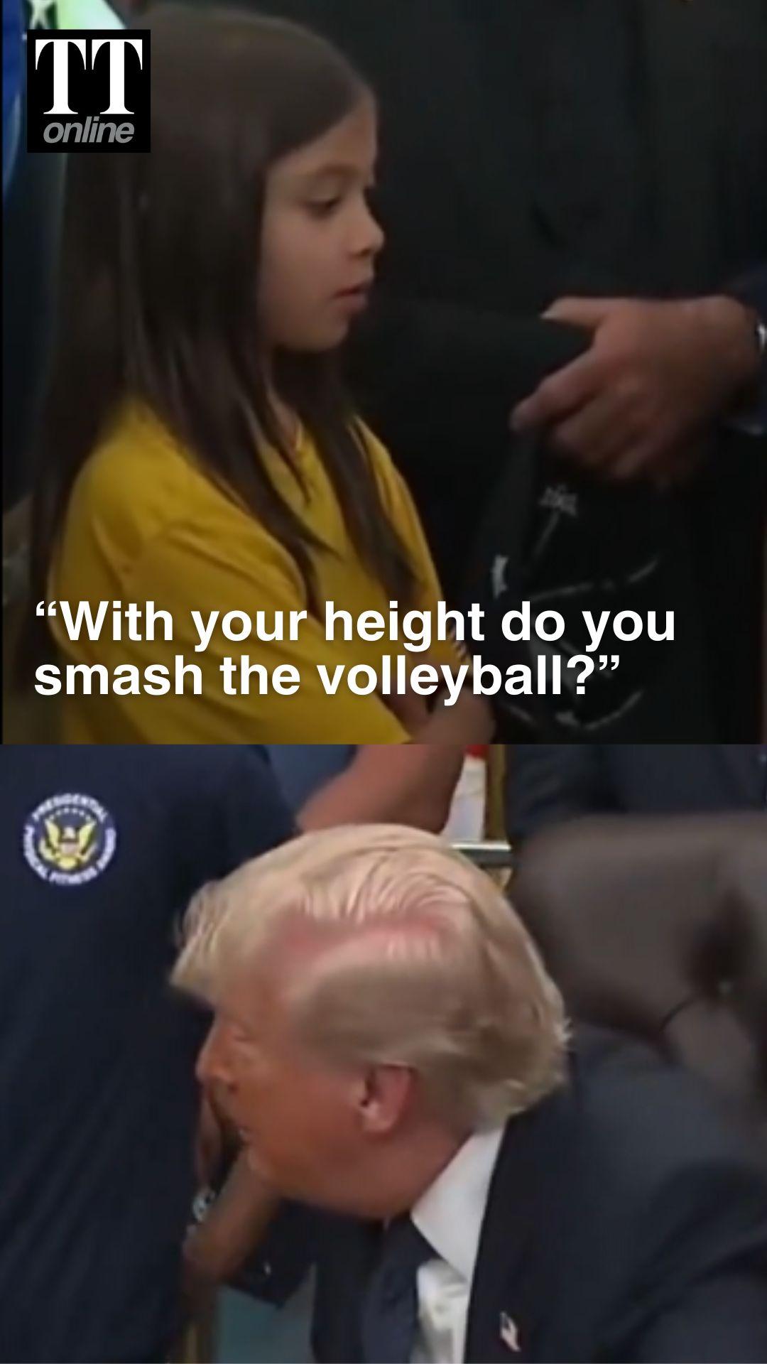 “With Your Height…”: Donald Trump Mocks Young Girl’s Volleyball Dream