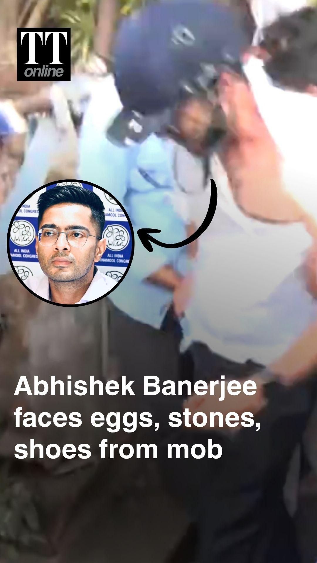 Trinamool's Abhishek Banerjee Heckled By Mob in Bengal’s Sonarpur