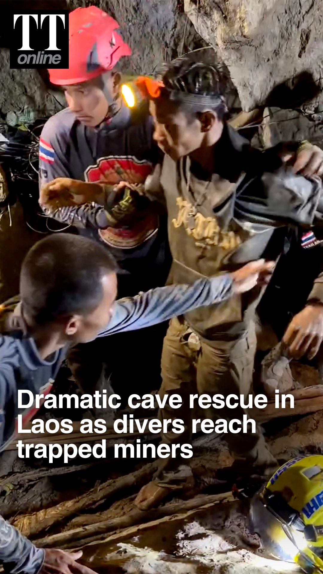 One Rescued, Four Still Trapped in Flooded Laos Cave After Week-Long Ordeal
