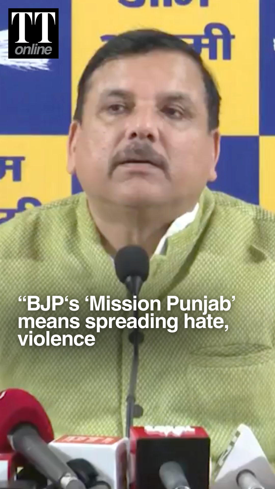 “Punjab Is Different”: AAP’s Sanjay Singh Accuses BJP of Politicising Jalandhar Blast