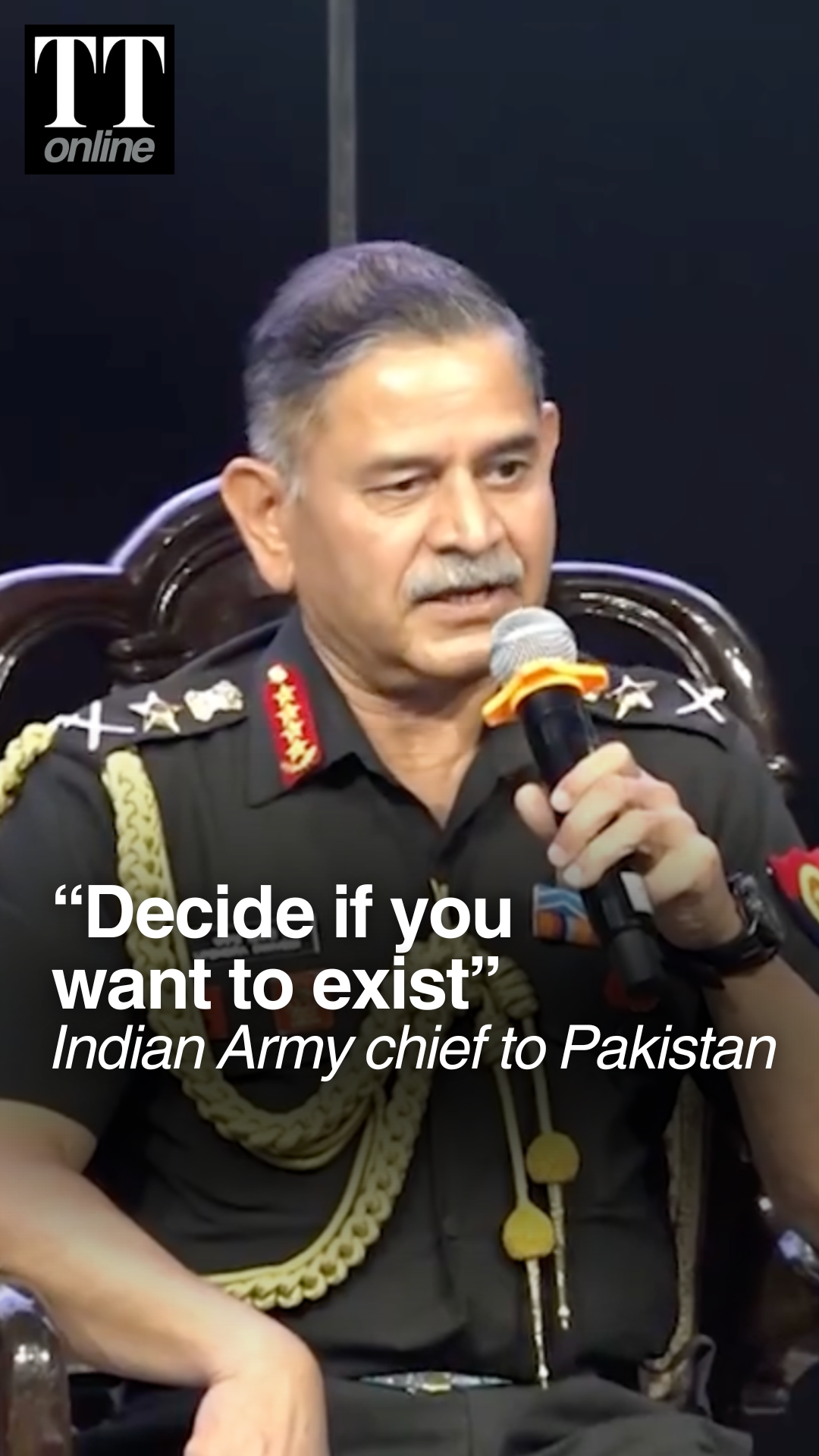 "Pakistan Has to Decide if it Wants to be Part of History...": Indian Army Chief