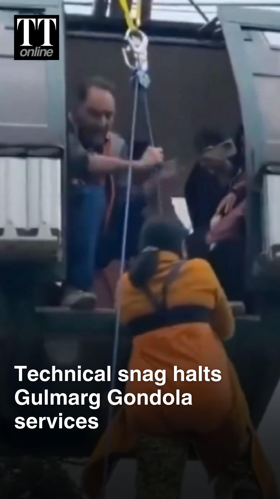 Several Tourists Rescued After Snag Halts Gulmarg Gondola Services in Kashmir