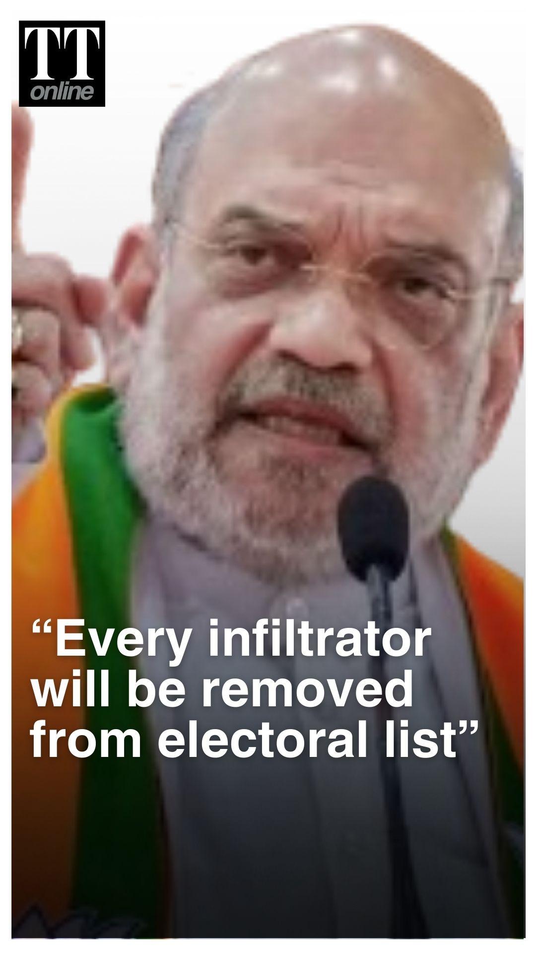 Union Minister Amit Shah Bats for SIR: “Infiltrators will be Eliminated”