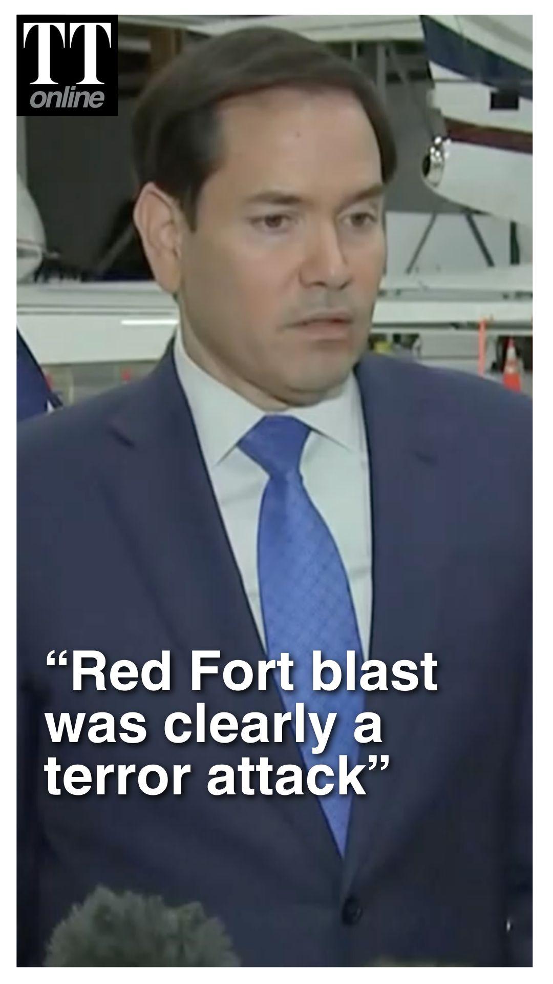 India 'Very Measured, Cautious and Professional' in Red Fort Explosion Investigation: Marco Rubio