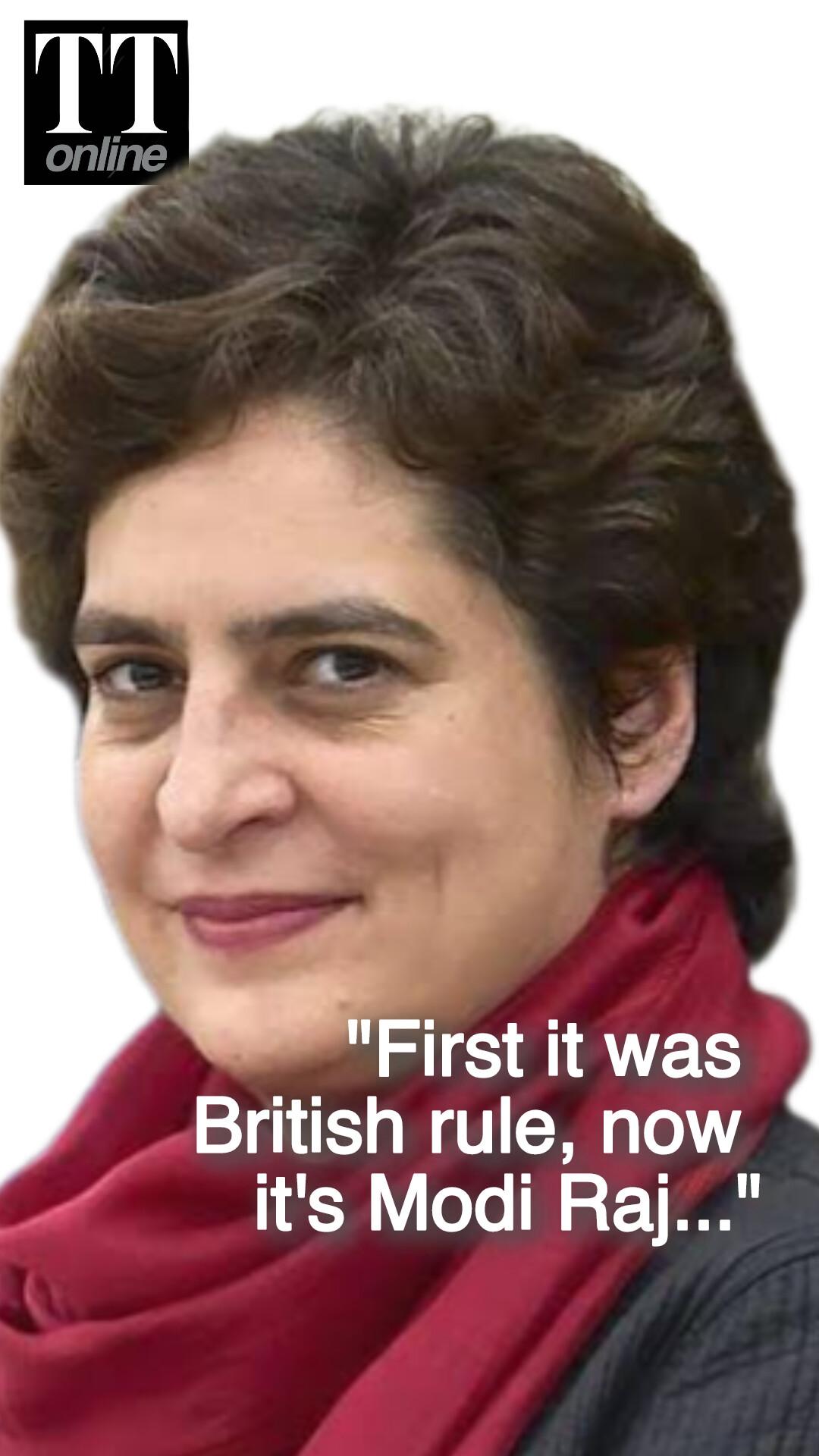 Priyanka Gandhi Compares Modi Govt to British Raj — "If You Ask Questions..."
