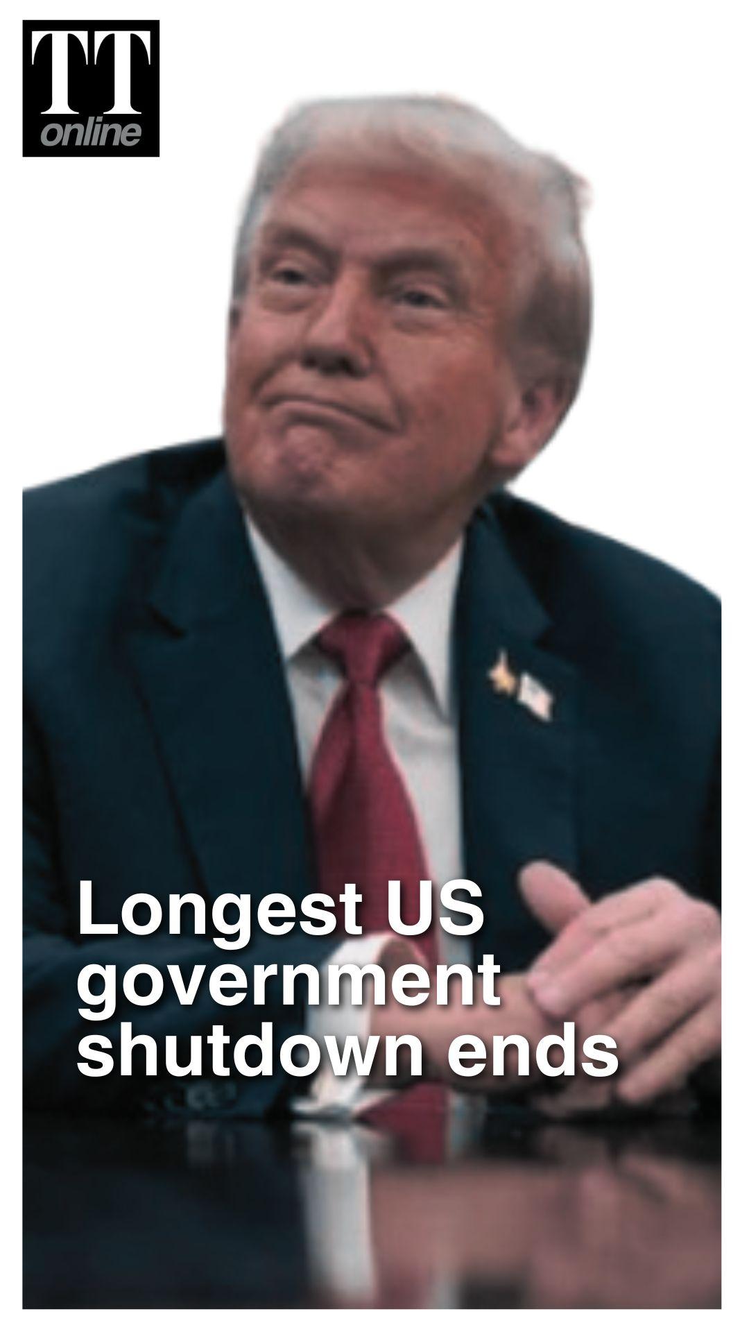 Trump Signs Bill to End Longest US Government Shutdown