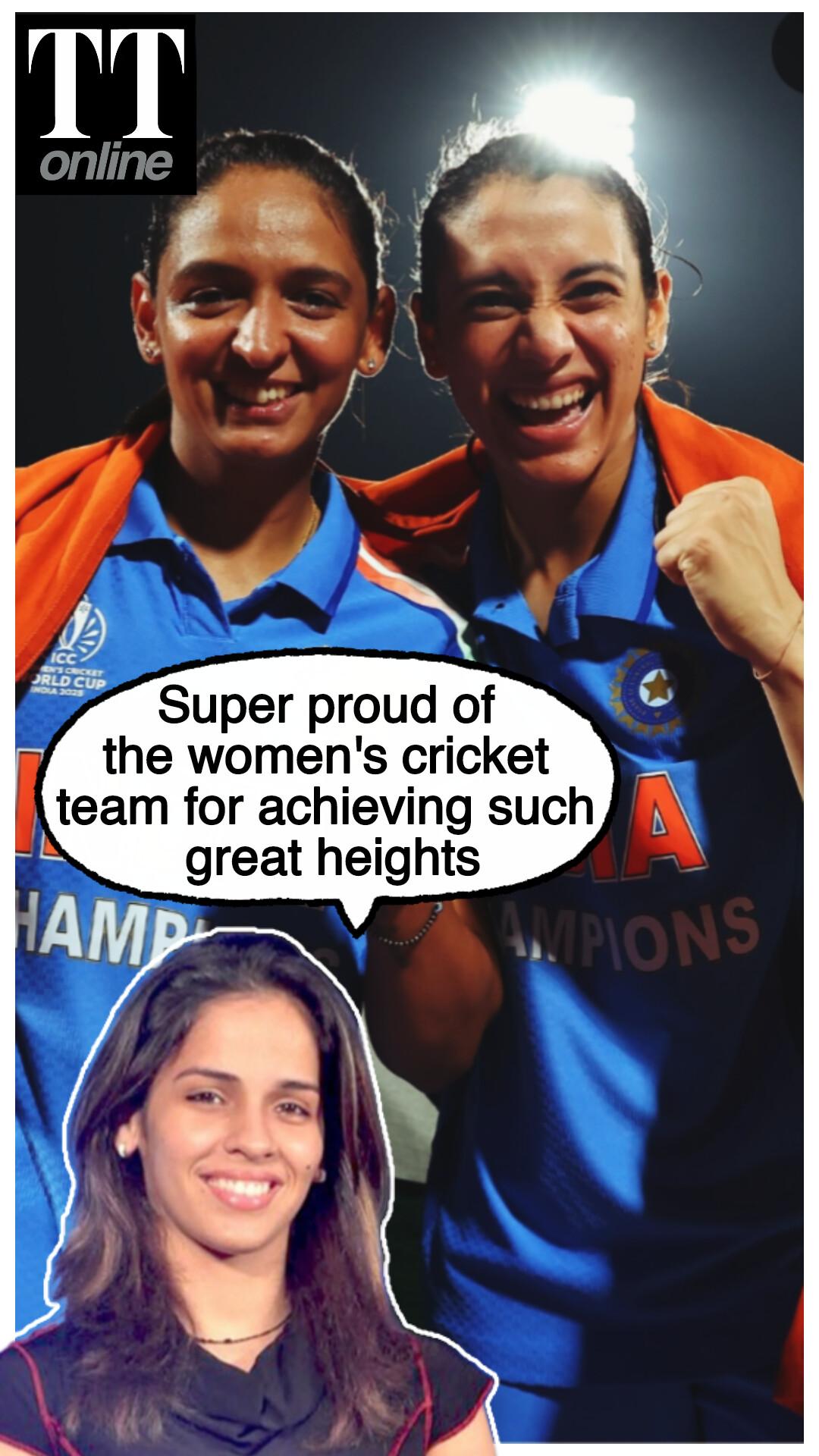 Saina Nehwal is "Super Proud" of India's Women's Cricket Team for Their World Cup Glory