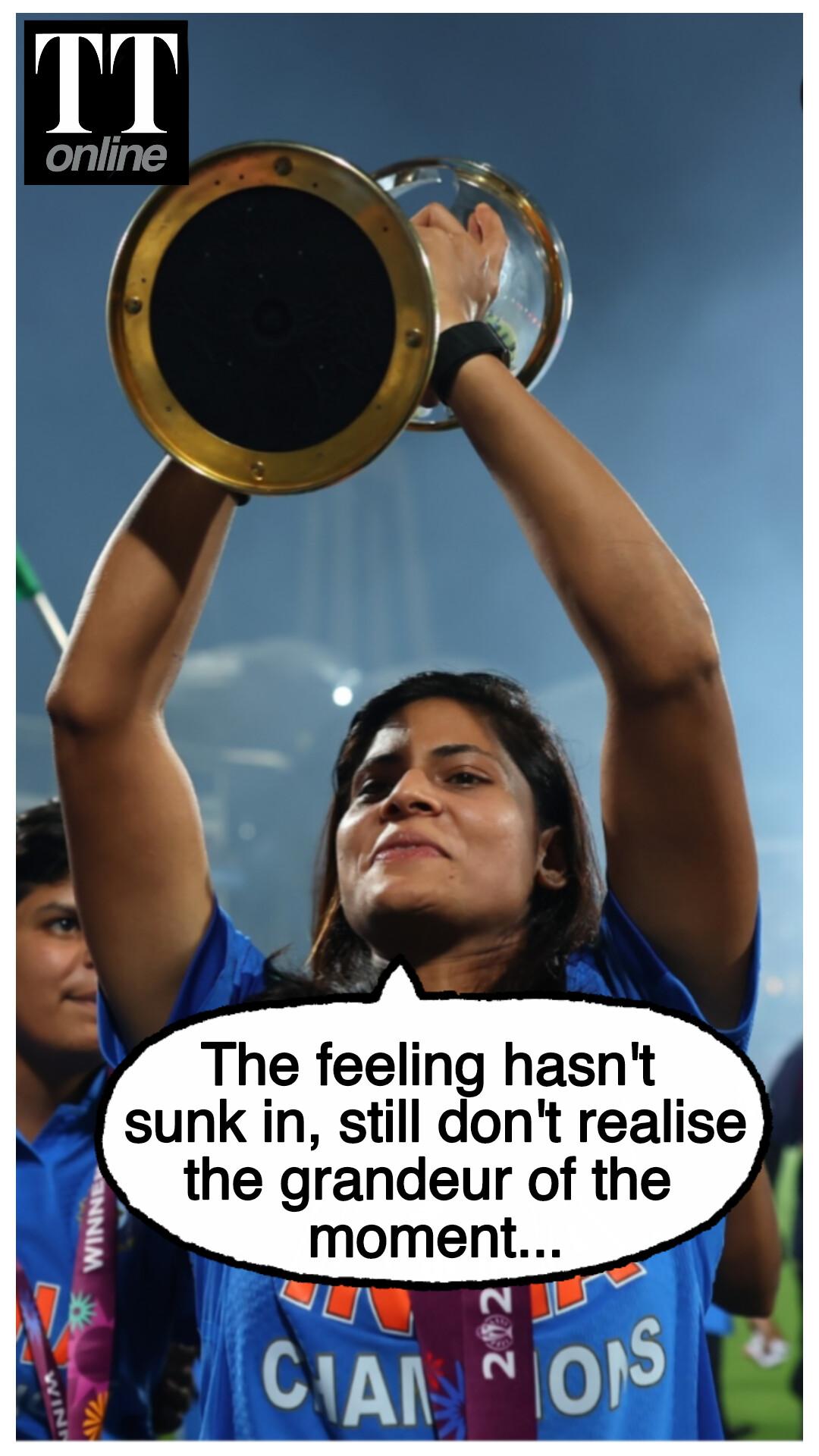 "Will Take Some Time for World Cup-winning Feeling to Sink In": Radha Yadav