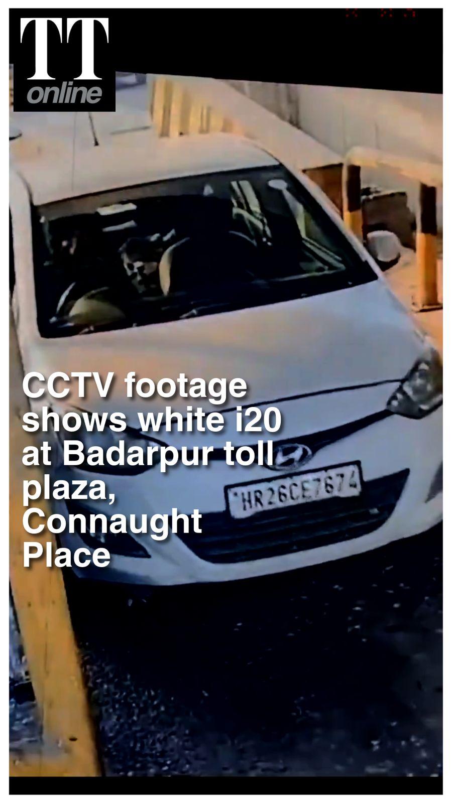 Hyundai i20 Which Exploded Near Red Fort Spotted at Connaught Place