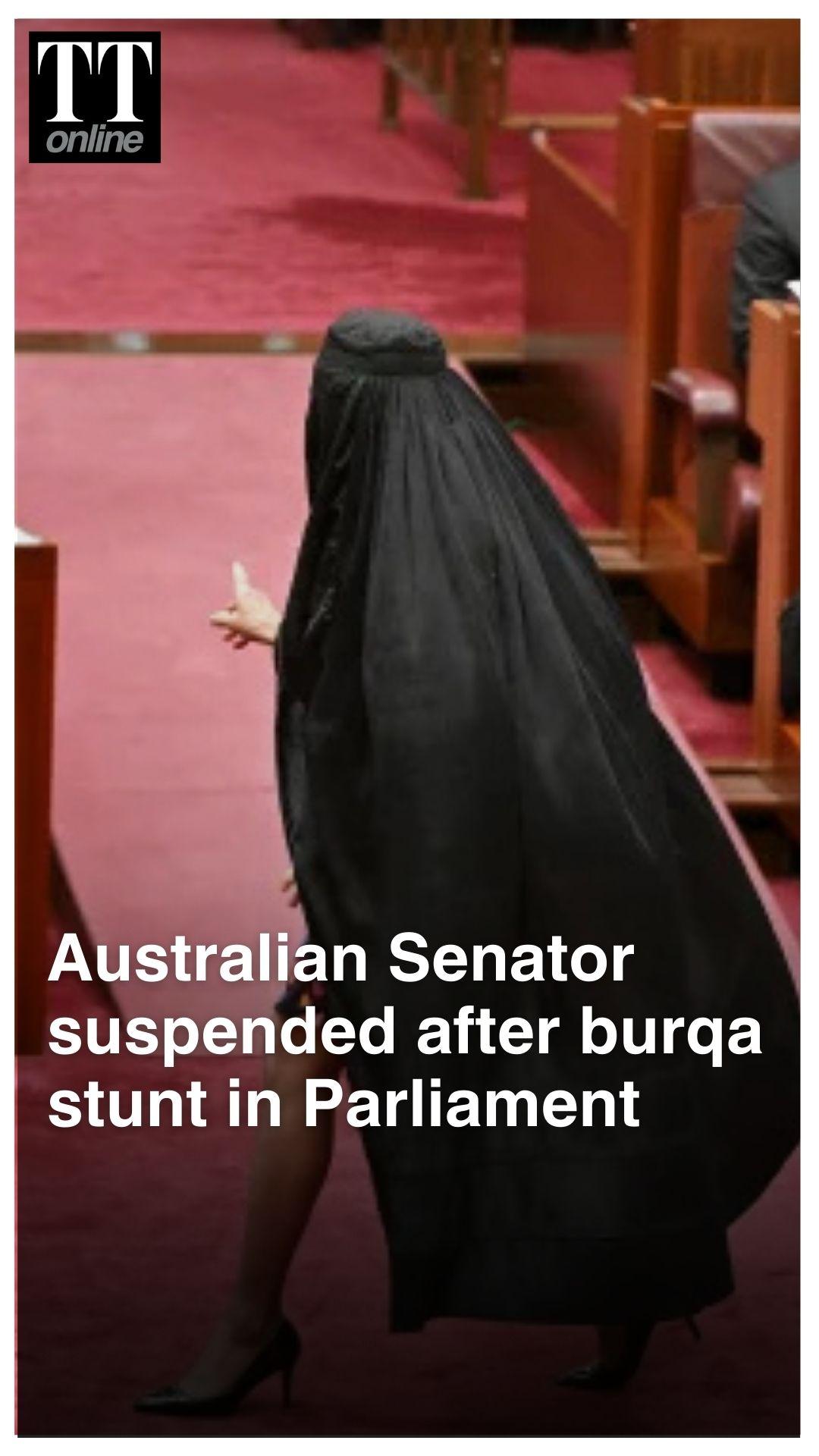 “Blatant Racism, Islamophobia”: Australian Far-Right Leader Suspended over 'Disrespectful' Burqa Stunt