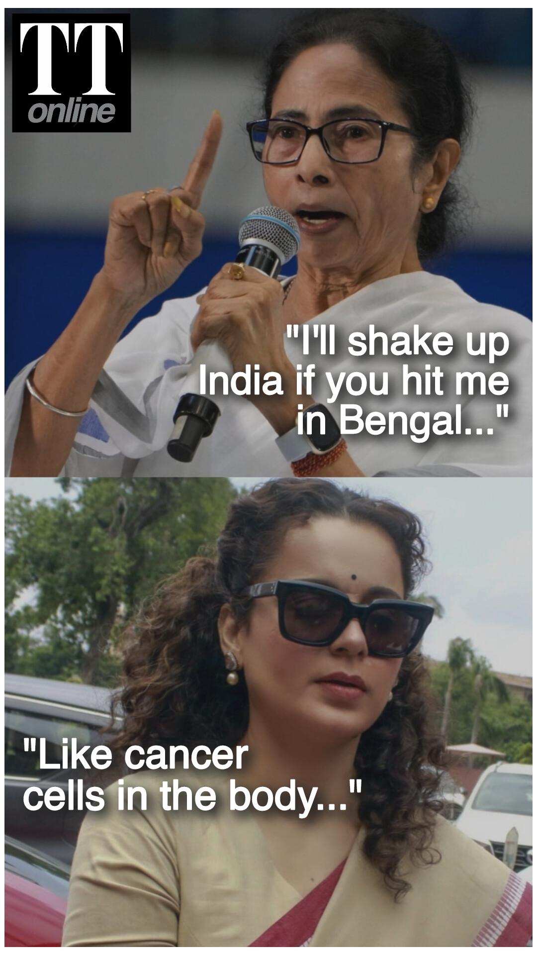 Mamata Banerjee Says "Will Shake up India if You Hit Me", Kangana Responds