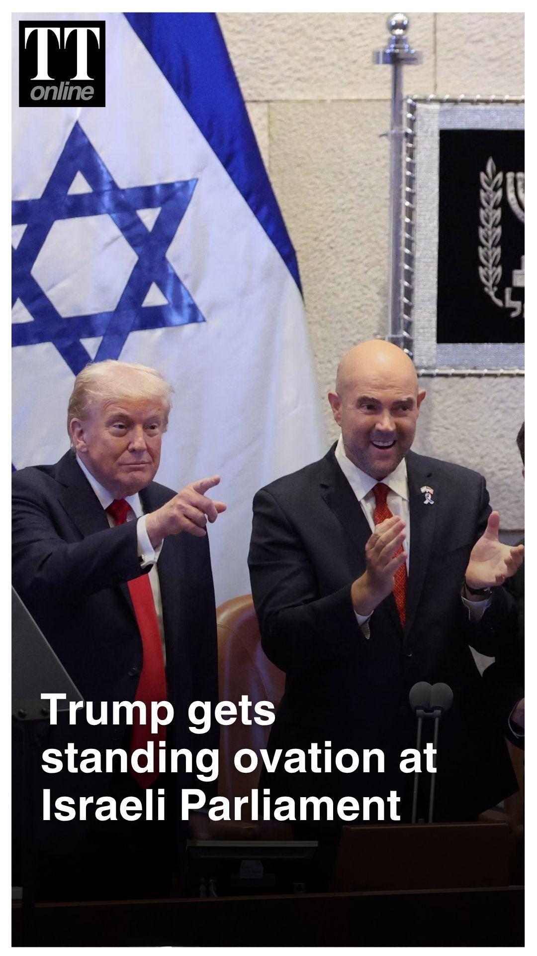 “Israel’s Greatest Friend in White House” — Donald Trump Receives Standing Ovation in Israel