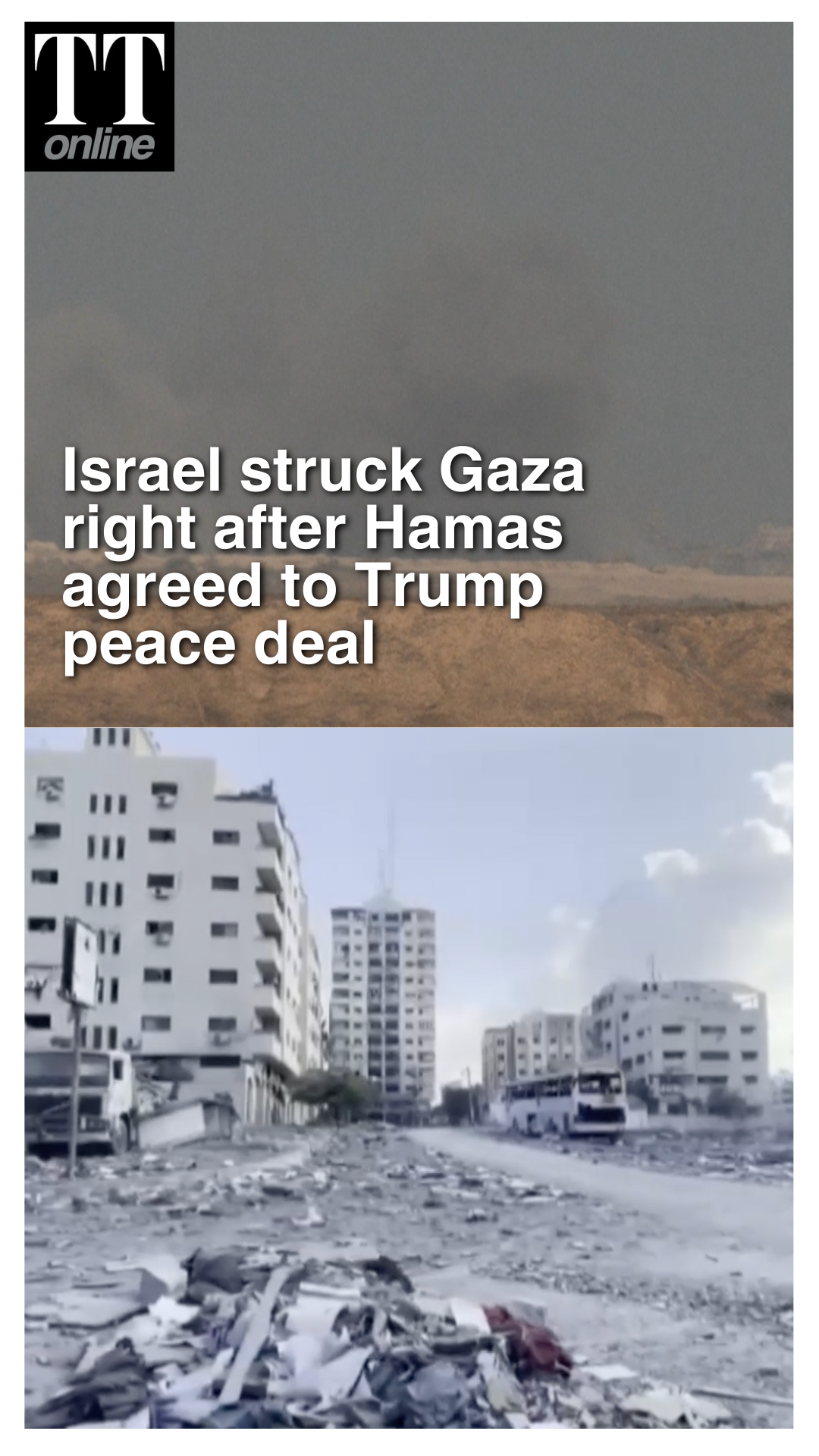 Israel Pounds Gaza Even as Donald Trump Pushes For Immediate Halt to Bombing