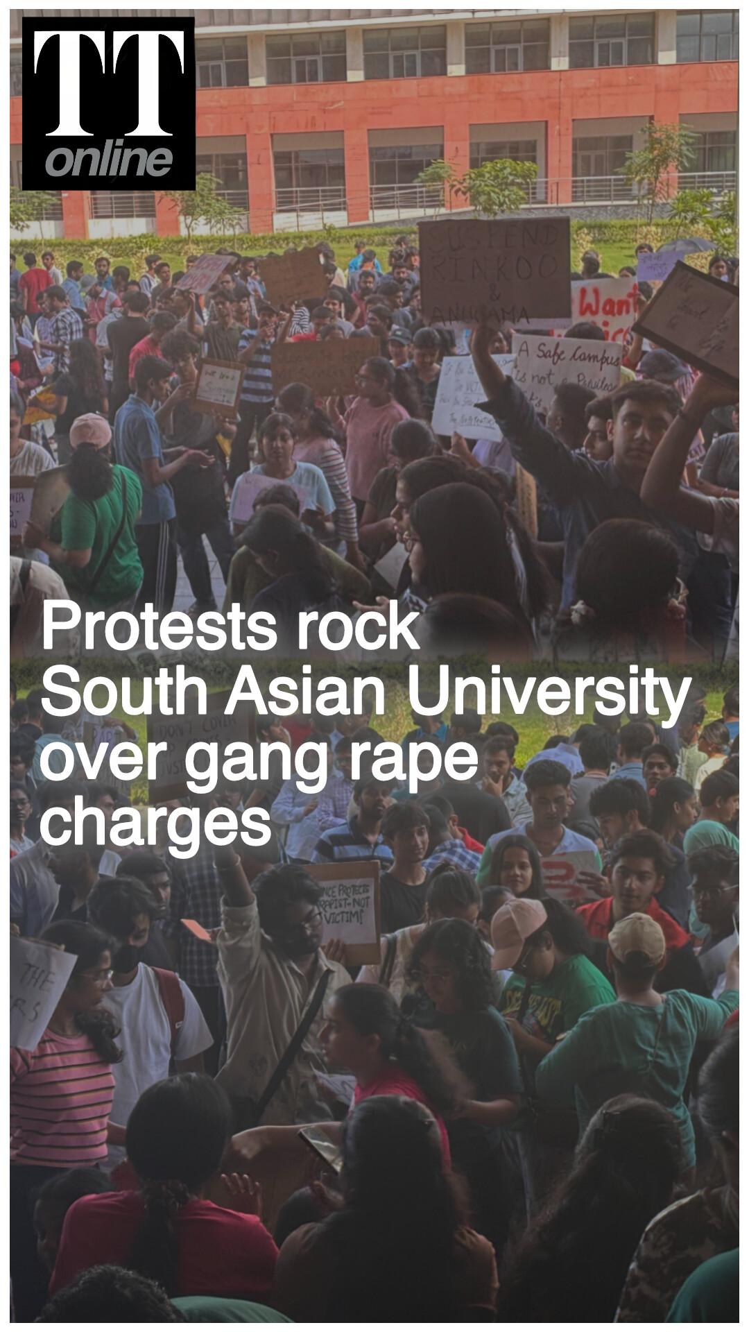 South Asian University Students Protest Gang-rape Bid, Demand Transparent Probe