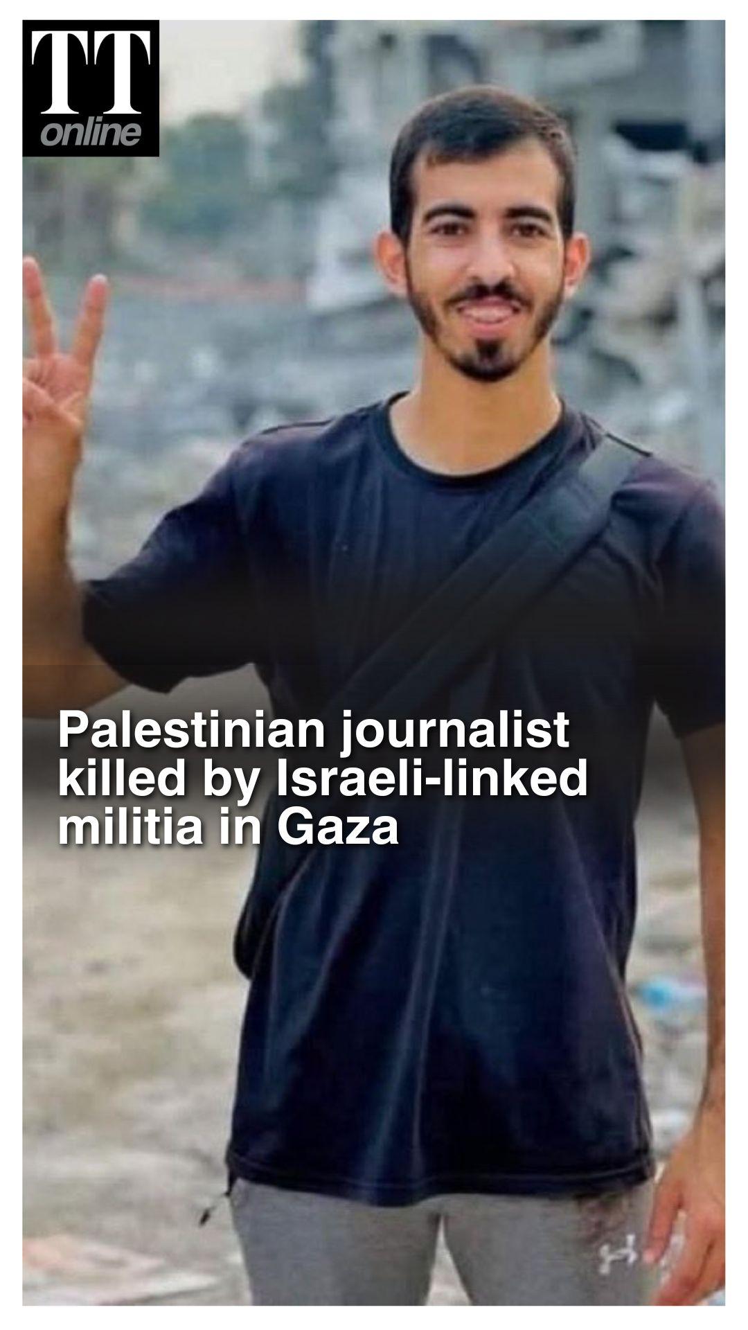 Palestinian Journalist Saleh Aljafarawi Killed By Israeli-linked Militia in Gaza