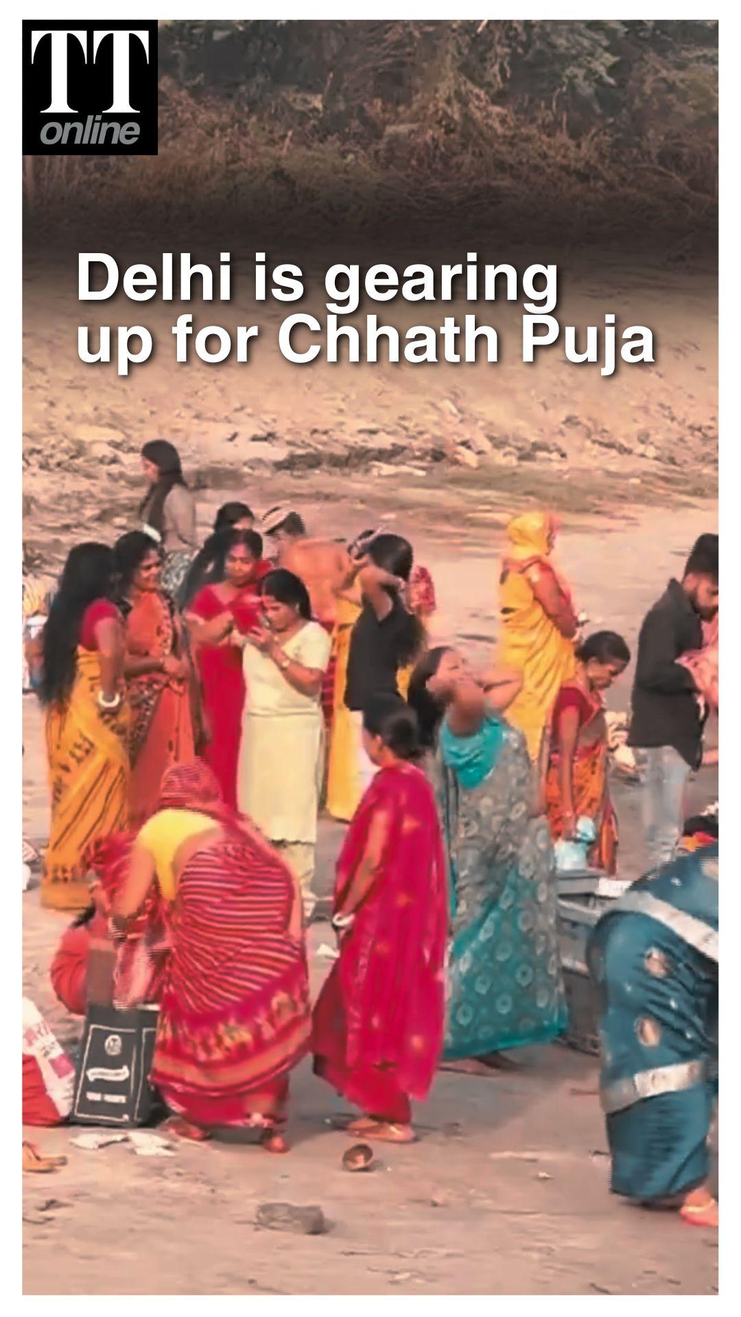Delhi Sets Up 1,300 Ghats for Chhath Puja, Yamuna Banks Get Pollution-Control Measures