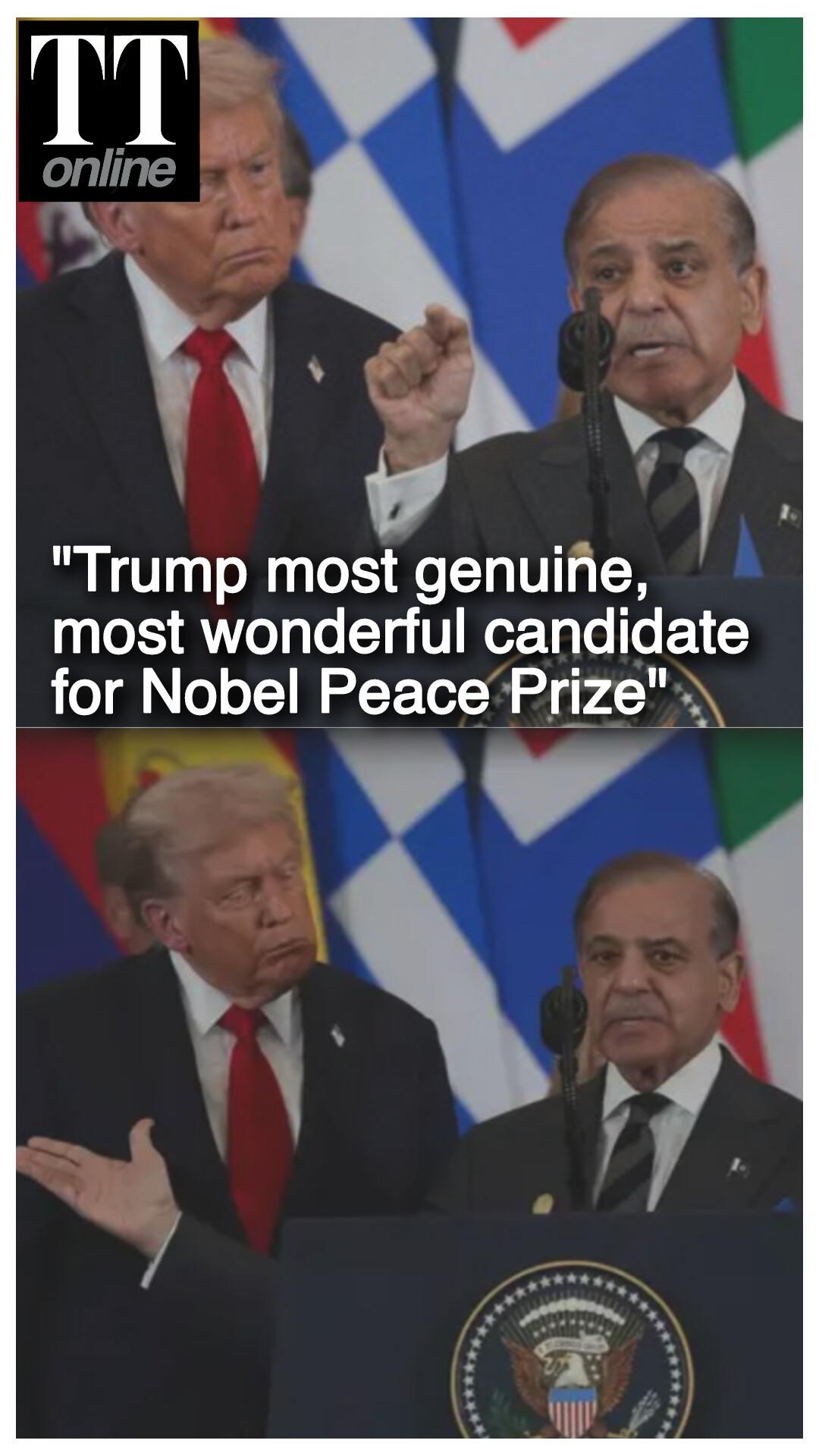 Pakistan PM Shehbaz Says Trump Stopped India-Pakistan War, Deserves Nobel Peace Prize