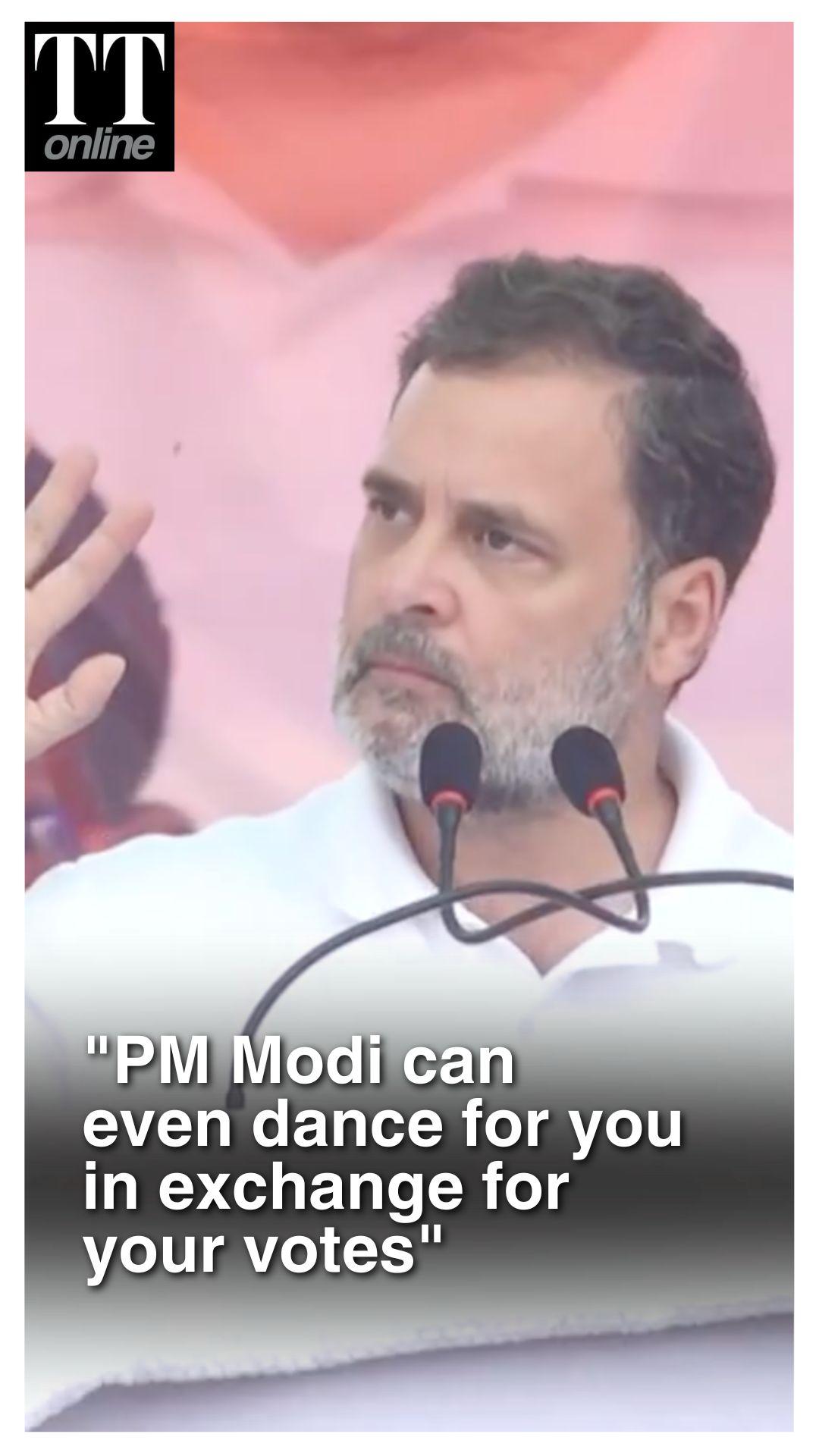 "Modi Will Dance In Exchange For Vote": Rahul Gandhi Targets Modi in Bihar