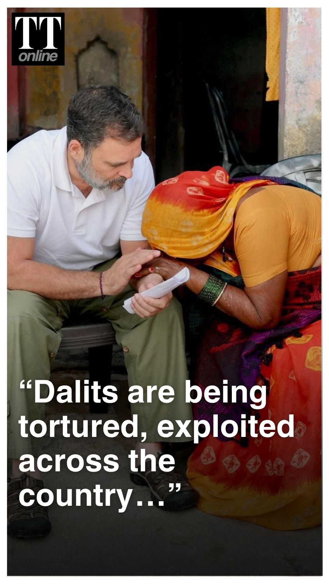 “Family Members Treated like Criminals”: Rahul Gandhi Meets Family of Dalit Man 'Lynched' in UP